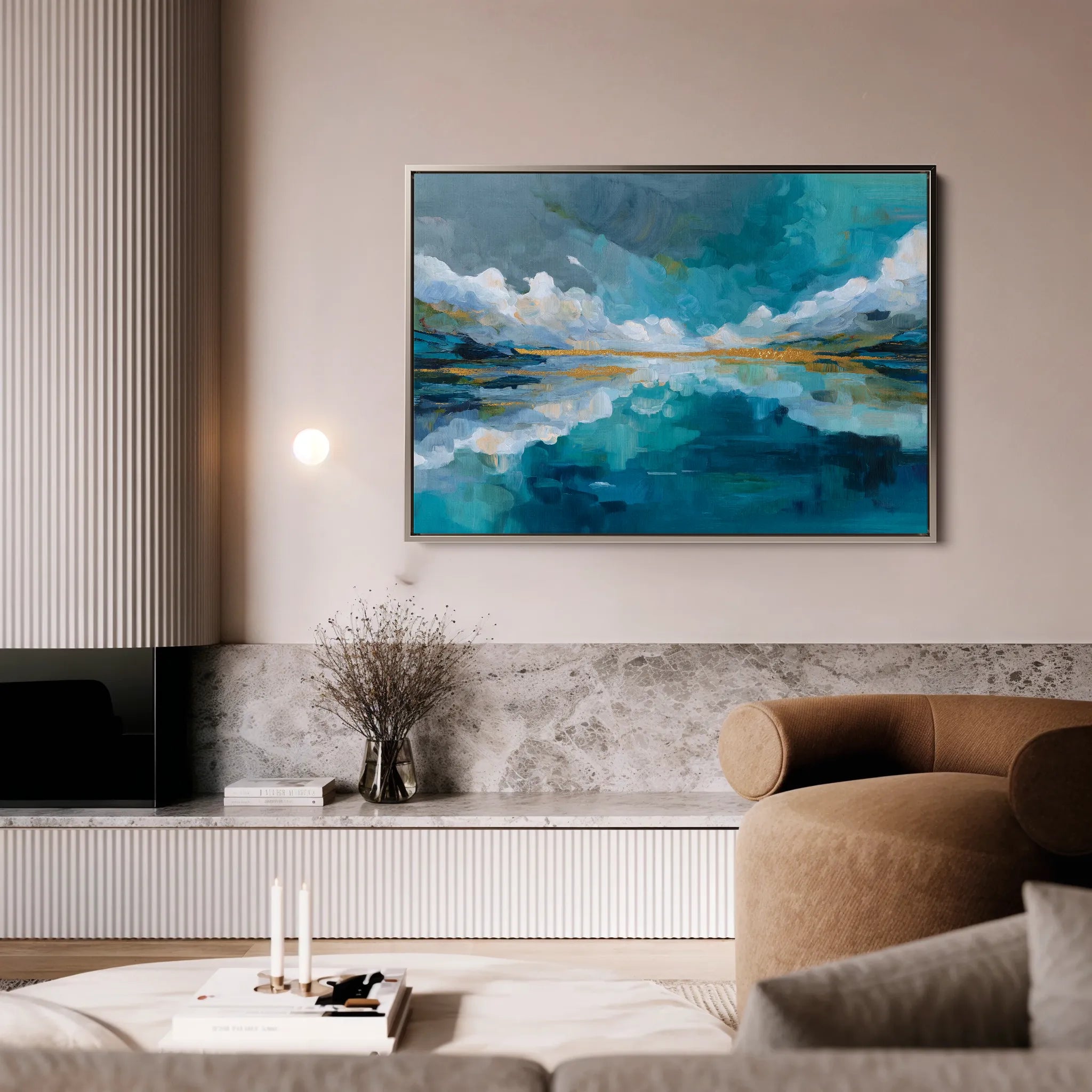 Abstract 1541 Canvas Art 18" x 24" / 45 x 60 cm / Black