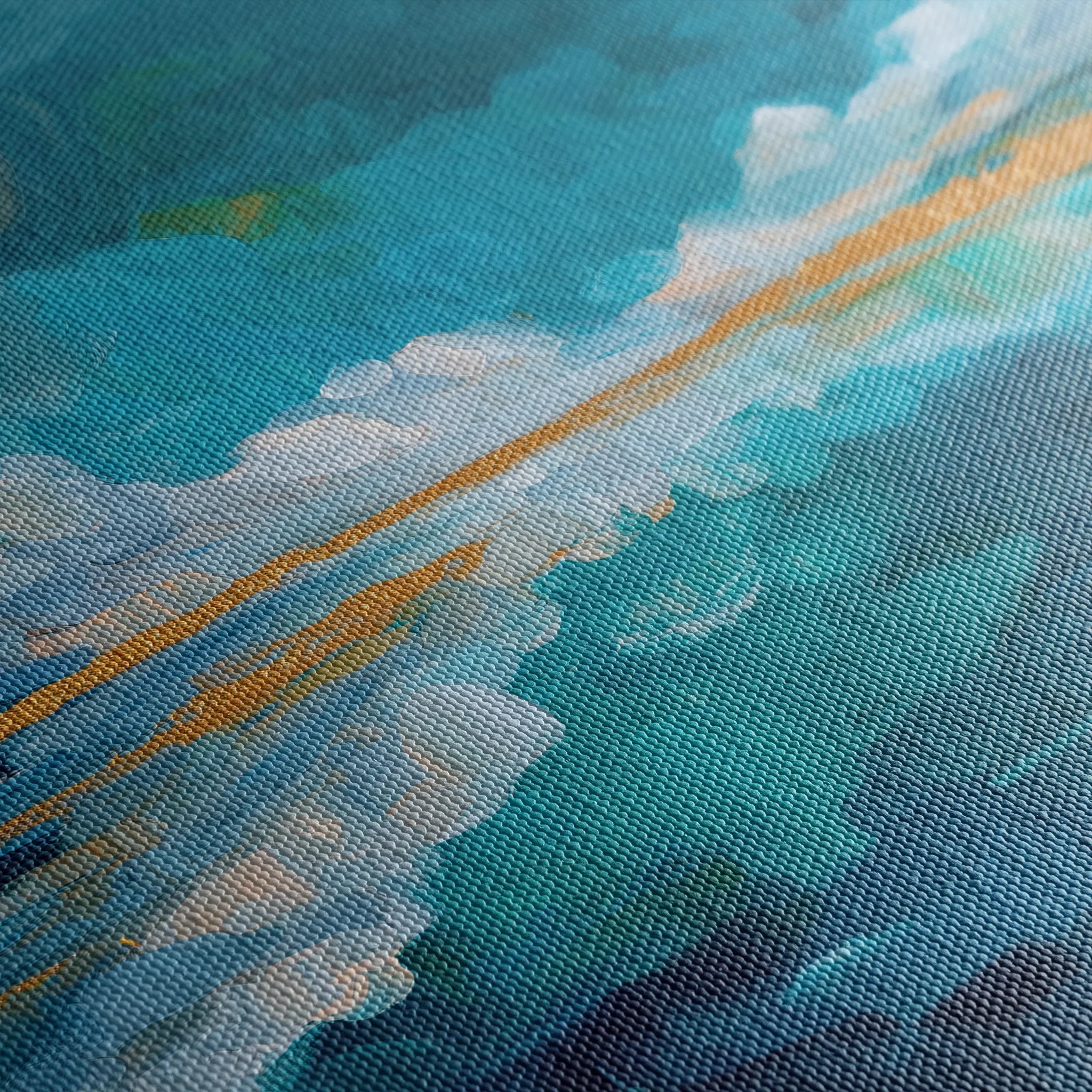 Abstract 1541 Canvas Art 18" x 24" / 45 x 60 cm / Black