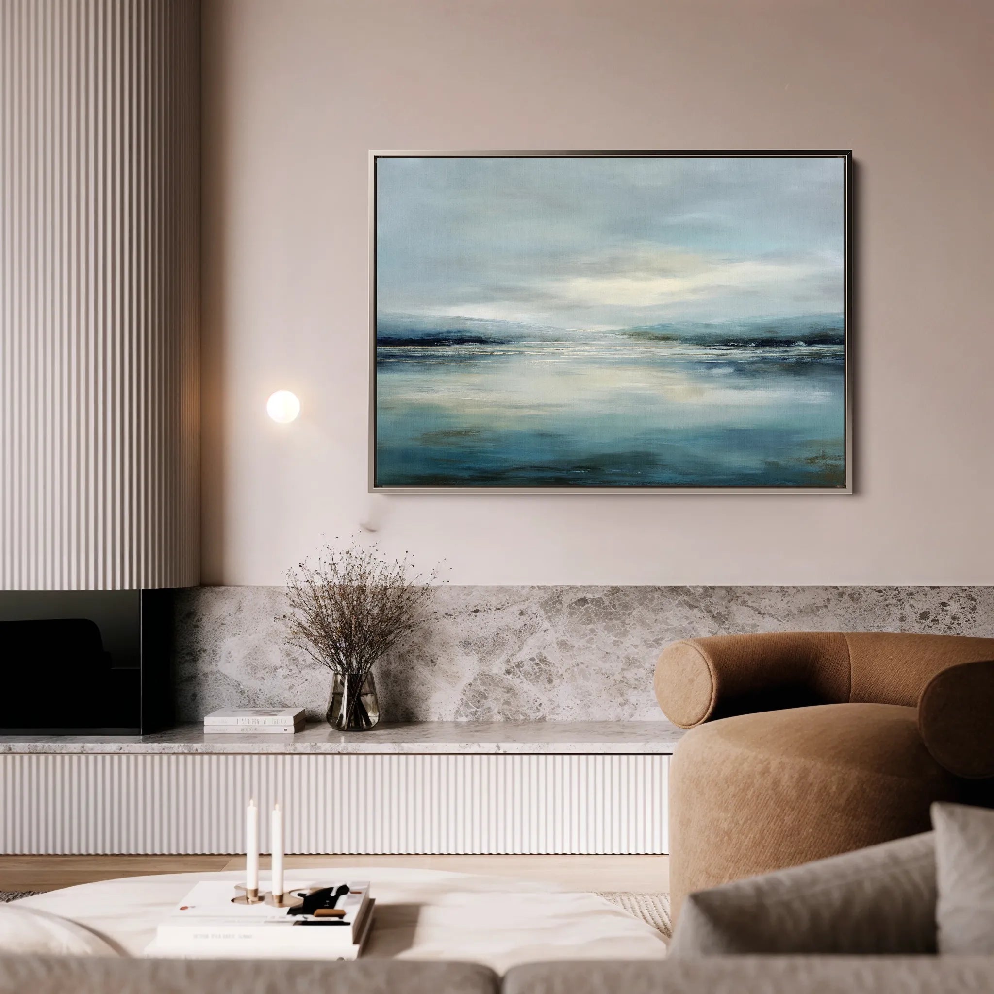 Abstract 1546 Canvas Art 18" x 24" / 45 x 60 cm / Black