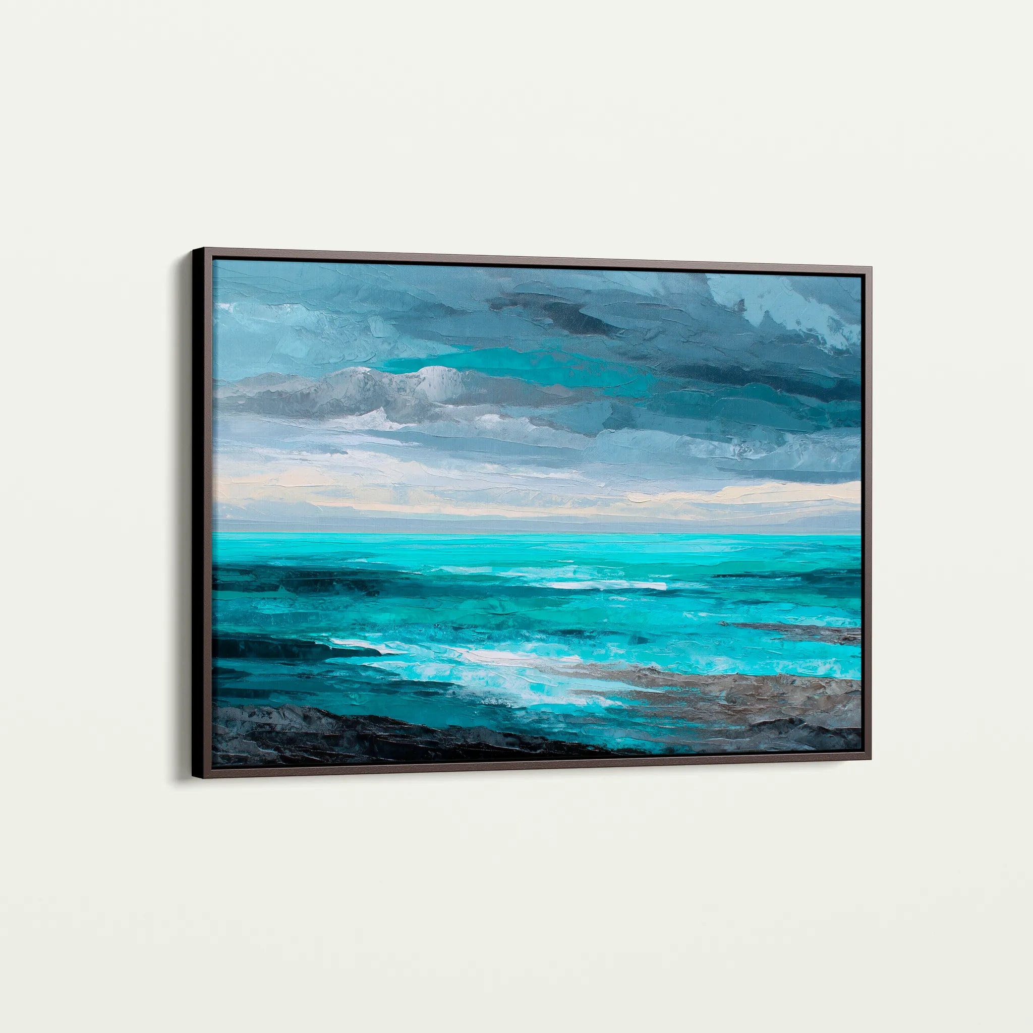 Abstract 1549 Canvas Art 18" x 24" / 45 x 60 cm / Black