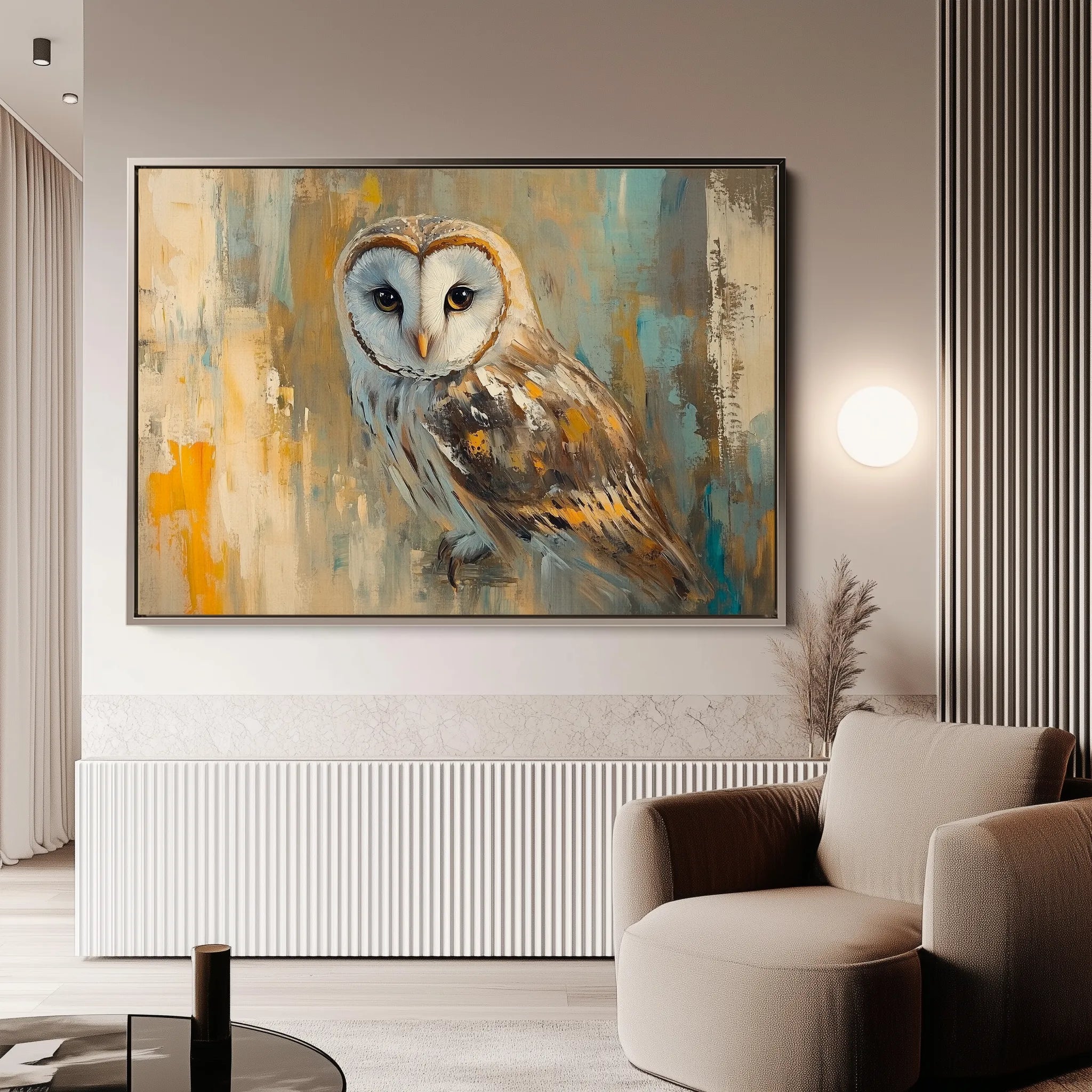 Animals 155 Canvas Art 18" x 24" / 45 x 60 cm / Black