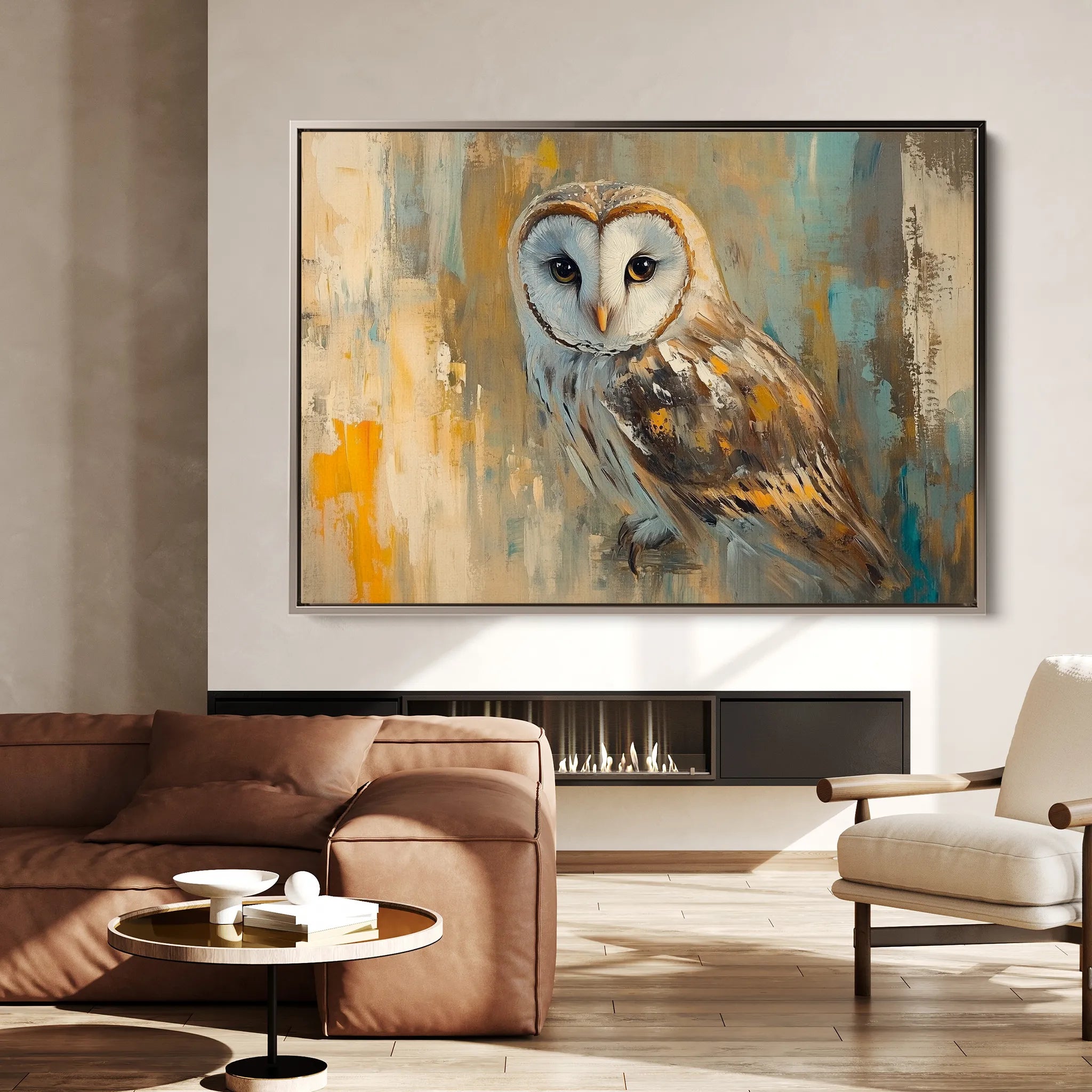 Animals 155 Canvas Art 18" x 24" / 45 x 60 cm / Black