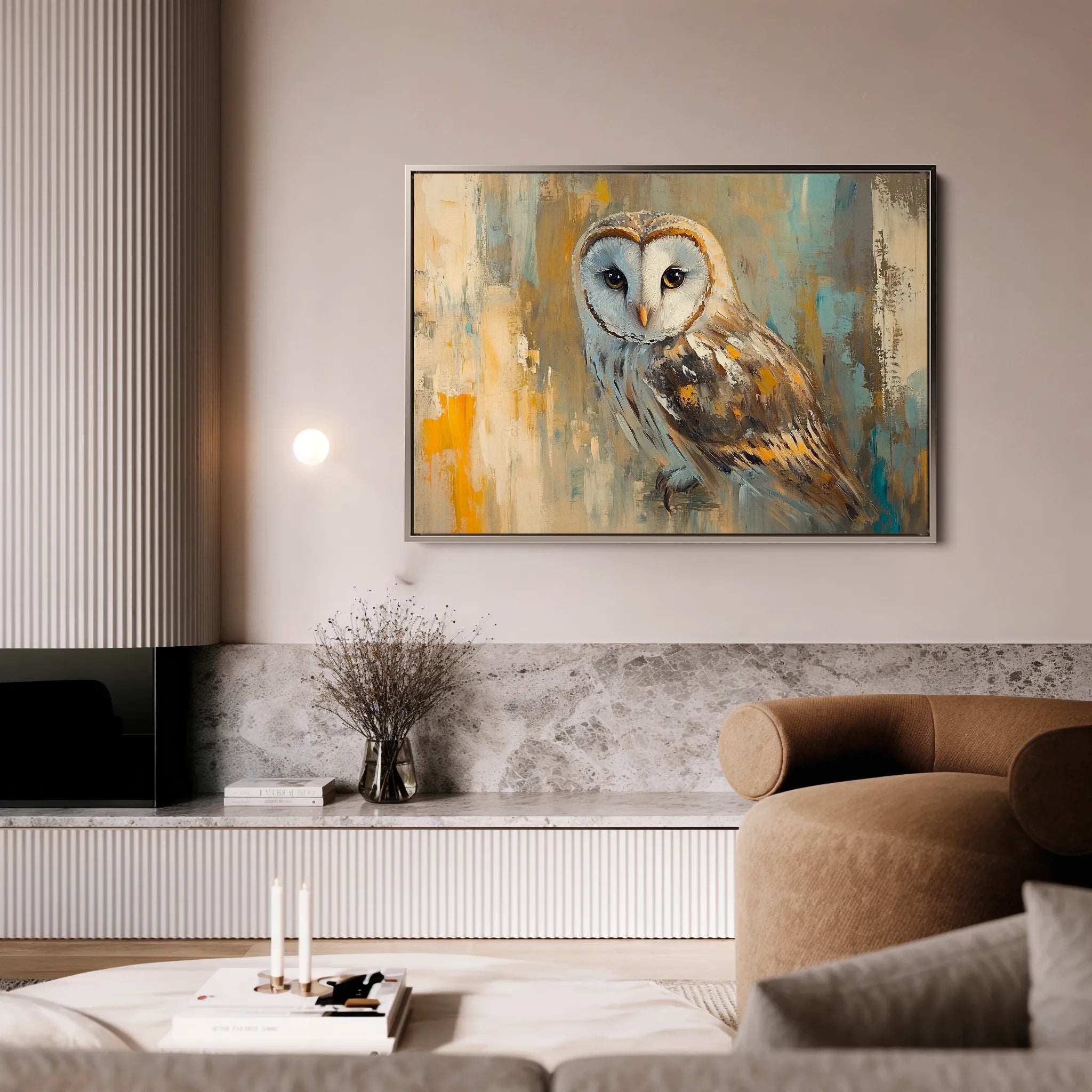 Animals 155 Canvas Art 18" x 24" / 45 x 60 cm / Black