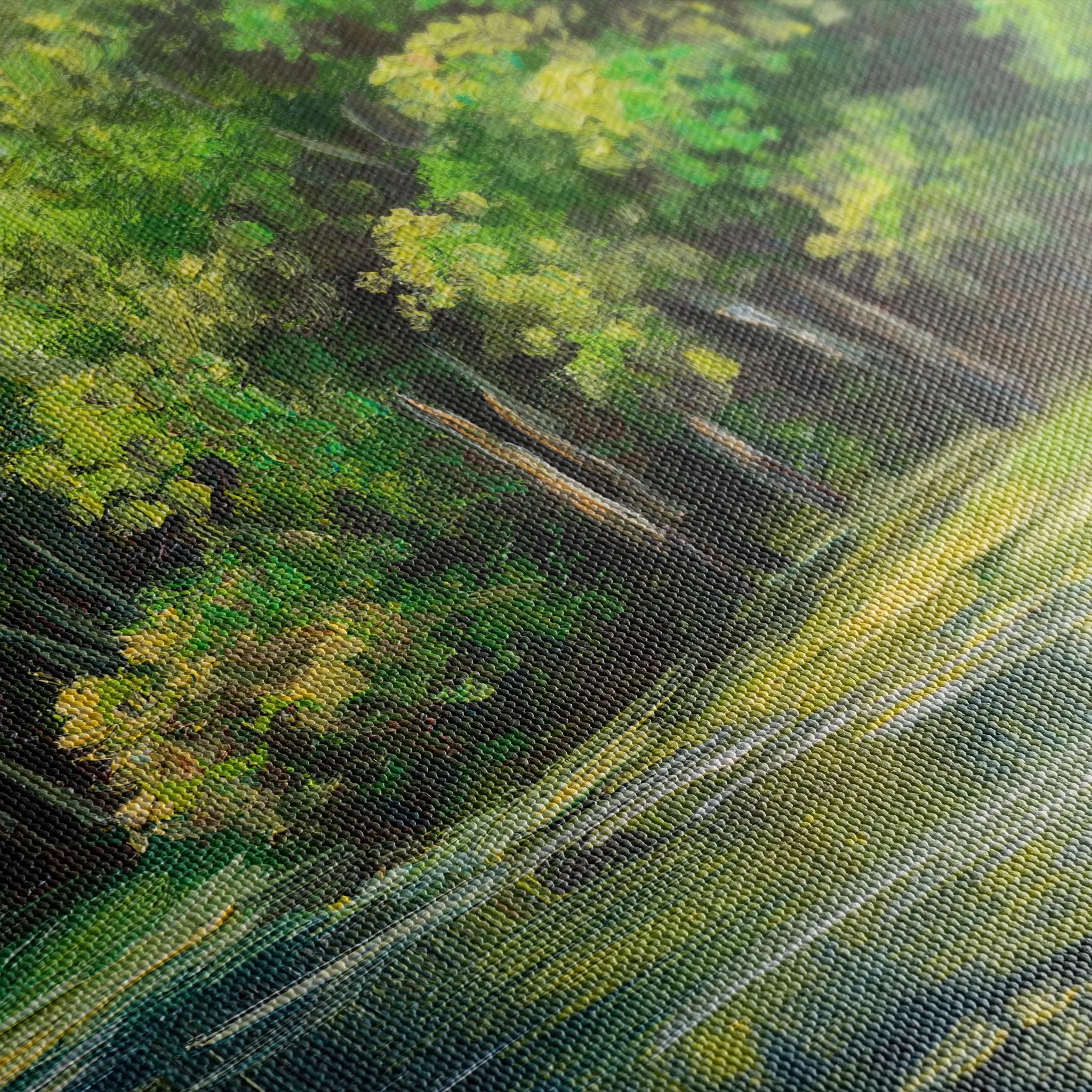 Landscape 155 Canvas Art 18" x 24" / 45 x 60 cm / Black