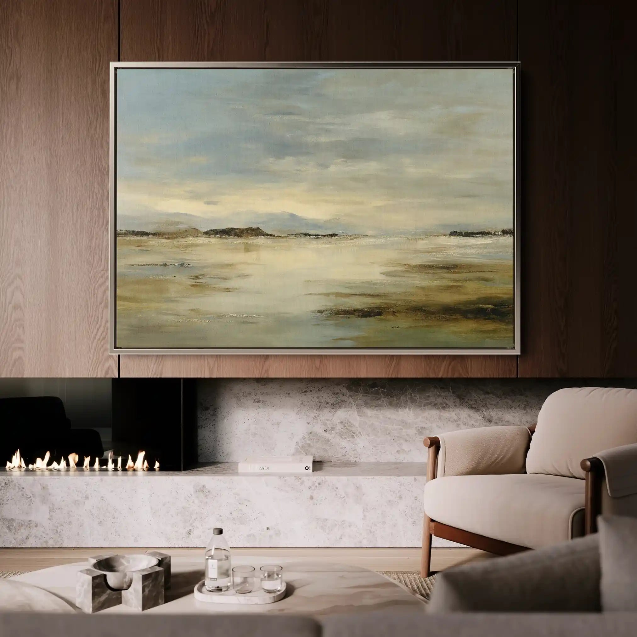 Abstract 1551 Canvas Art 18" x 24" / 45 x 60 cm / Black