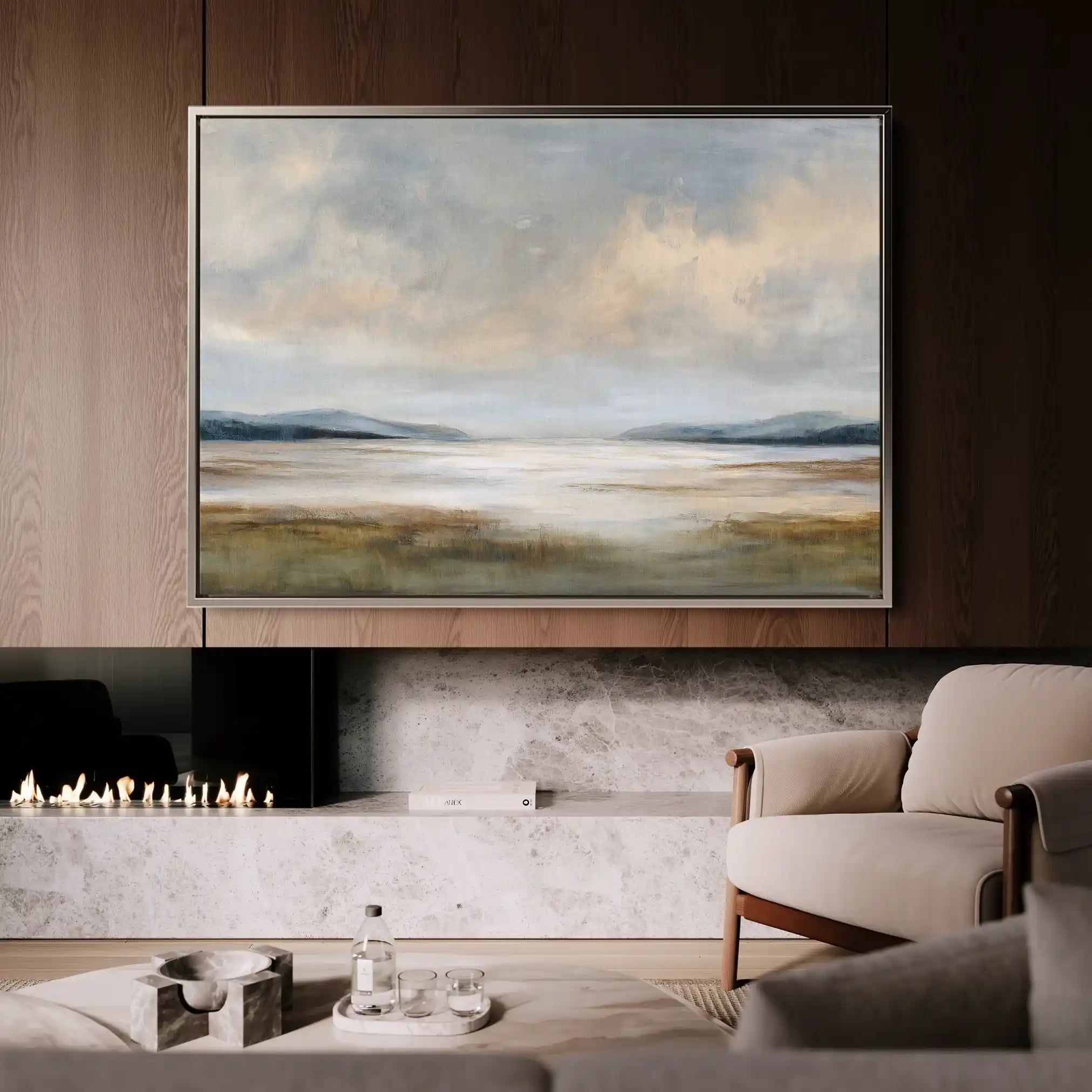 Abstract 1552 Canvas Art 18" x 24" / 45 x 60 cm / Black