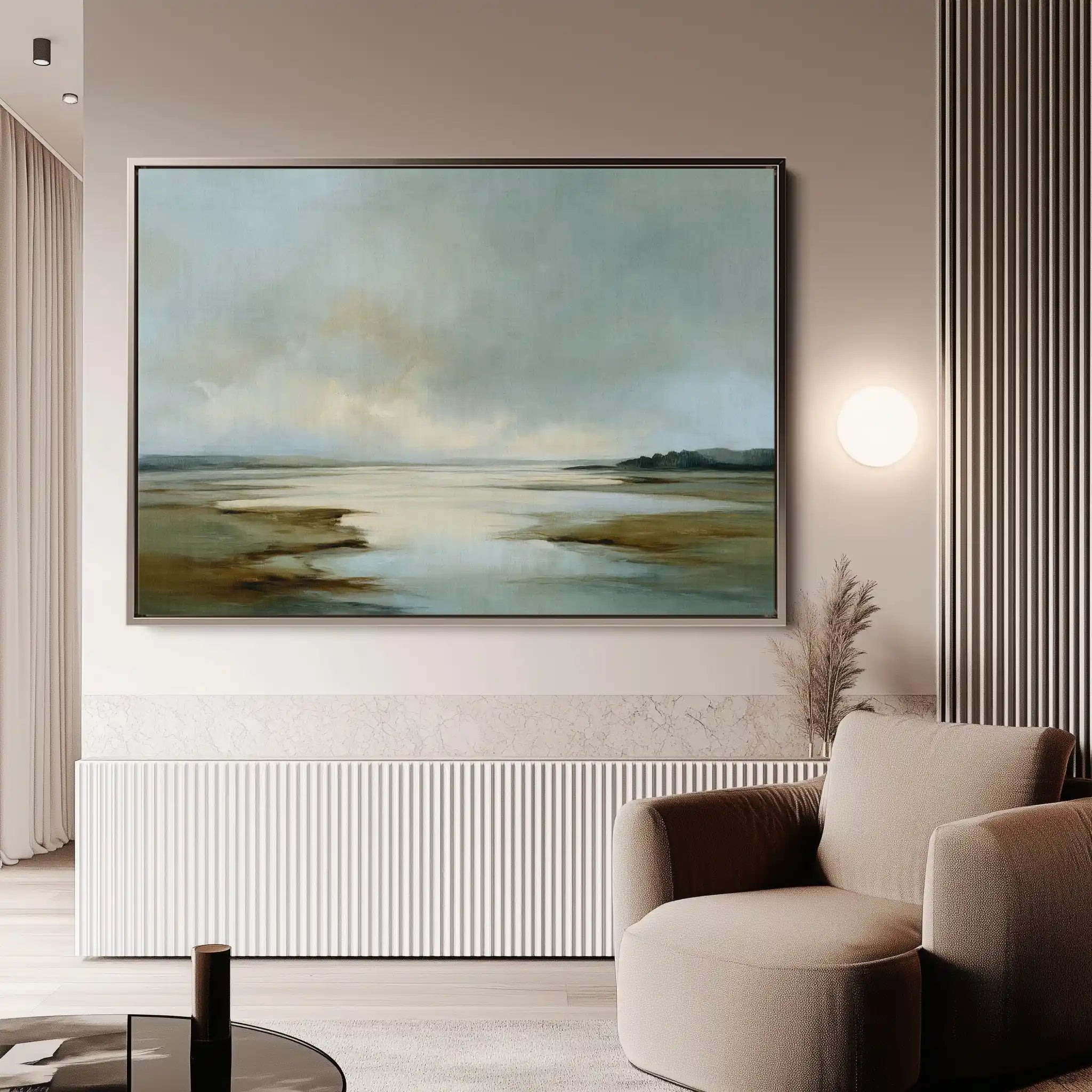 Abstract 1553 Canvas Art 18" x 24" / 45 x 60 cm / Black