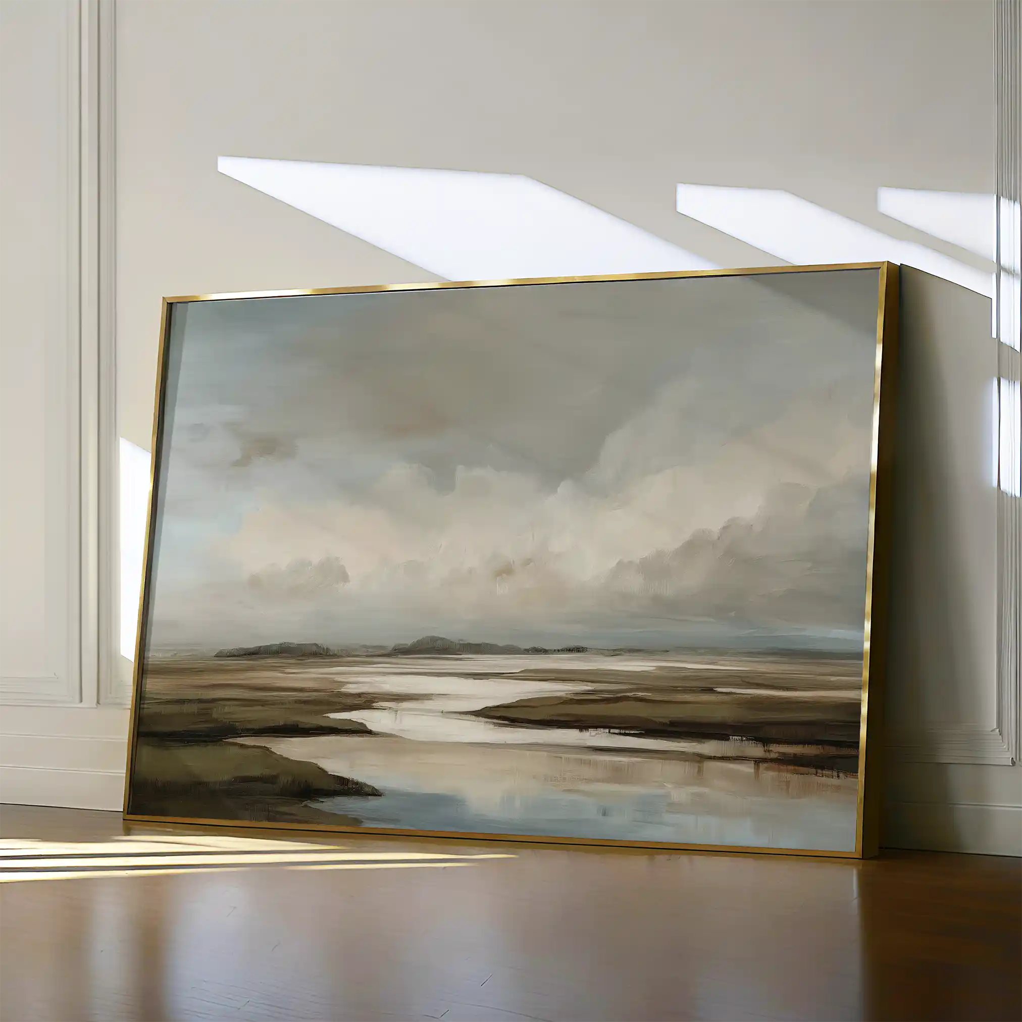 Abstract 1554 Canvas Art 18" x 24" / 45 x 60 cm / Black