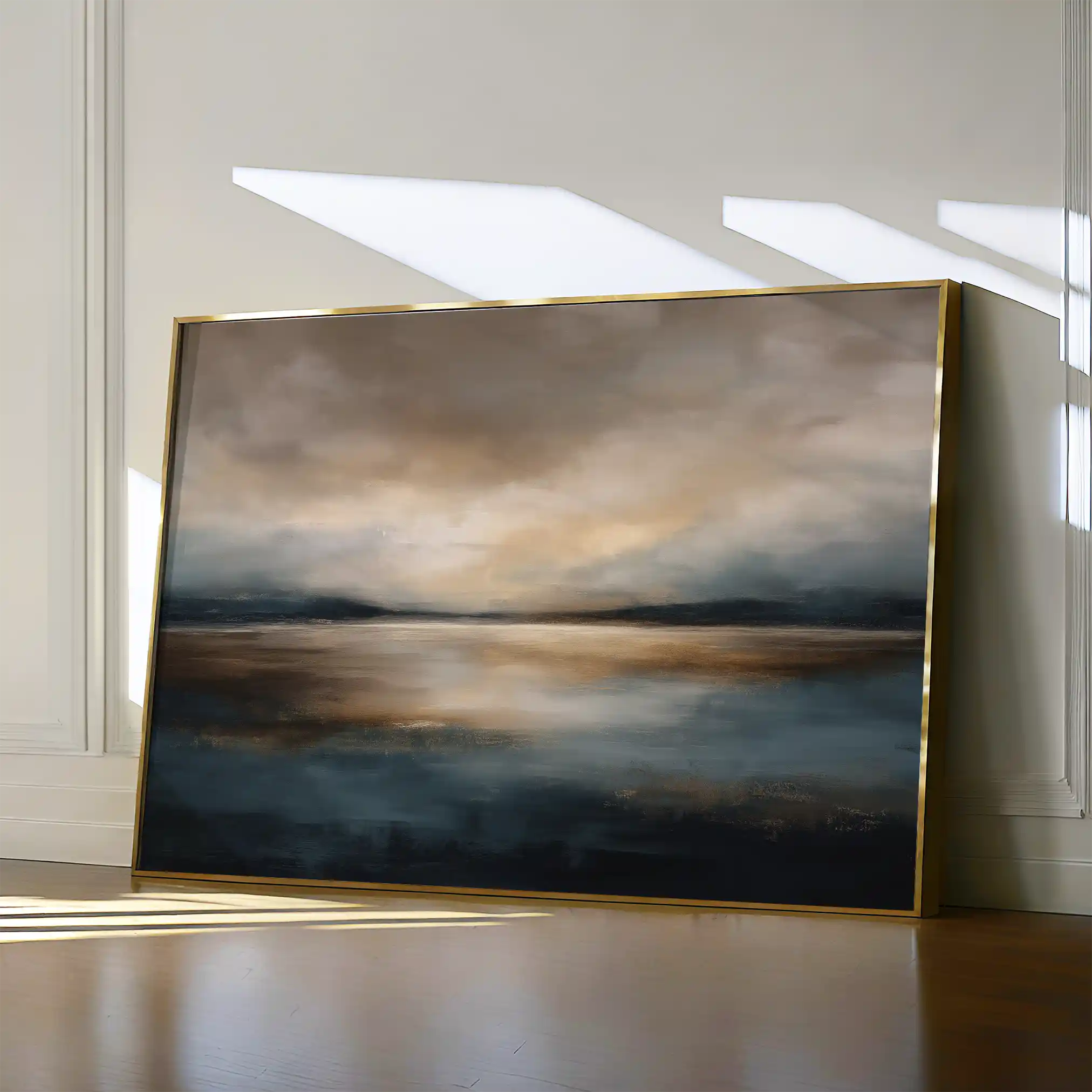 Abstract 1556 Canvas Art 18" x 24" / 45 x 60 cm / Black