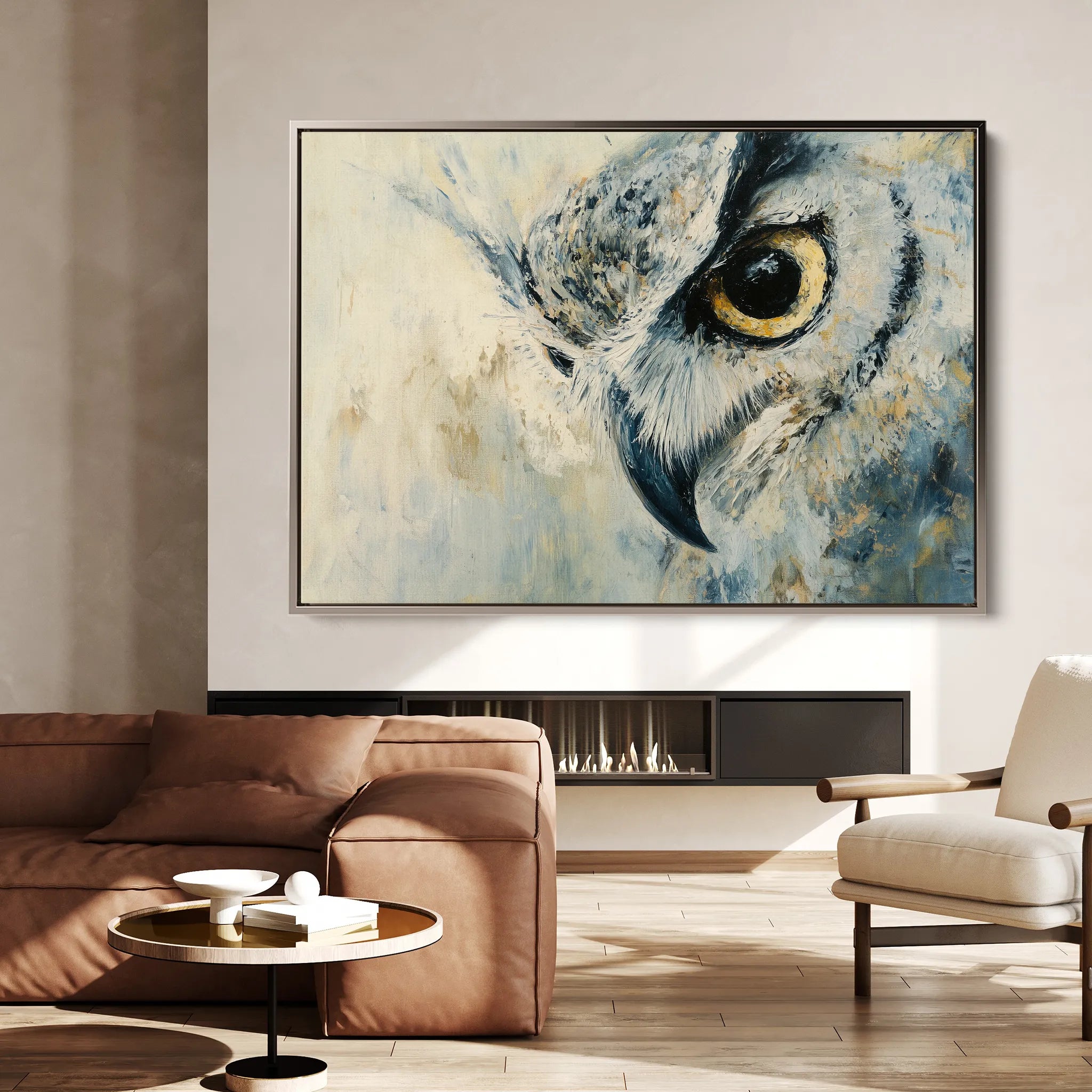 Animals 156 Canvas Art 18" x 24" / 45 x 60 cm / Black