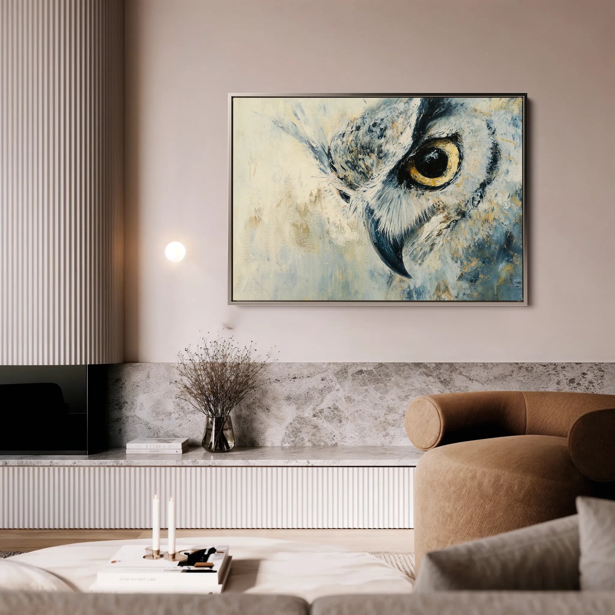 Animals 156 Canvas Art 18" x 24" / 45 x 60 cm / Black