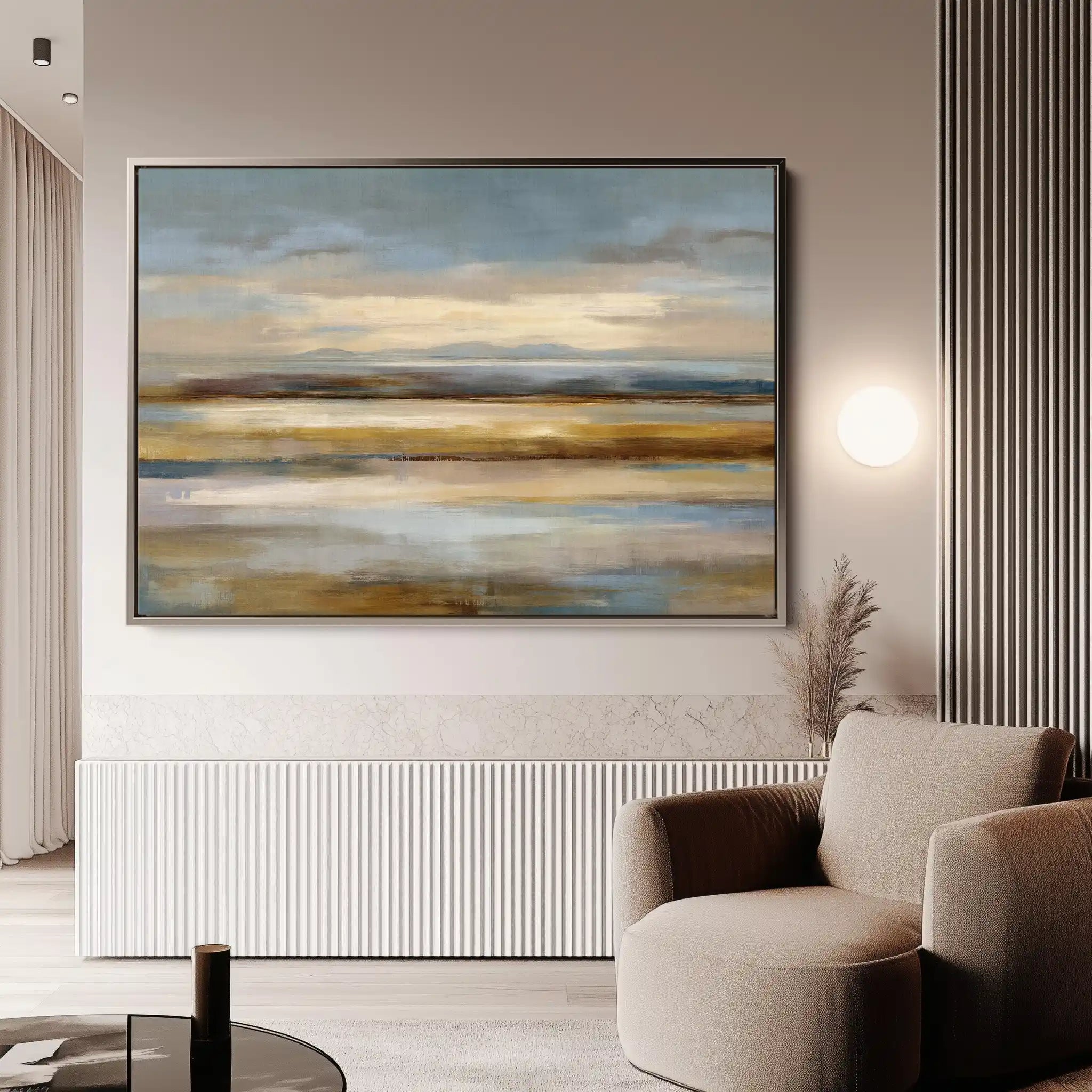 Abstract 1565 Canvas Art 18" x 24" / 45 x 60 cm / Black
