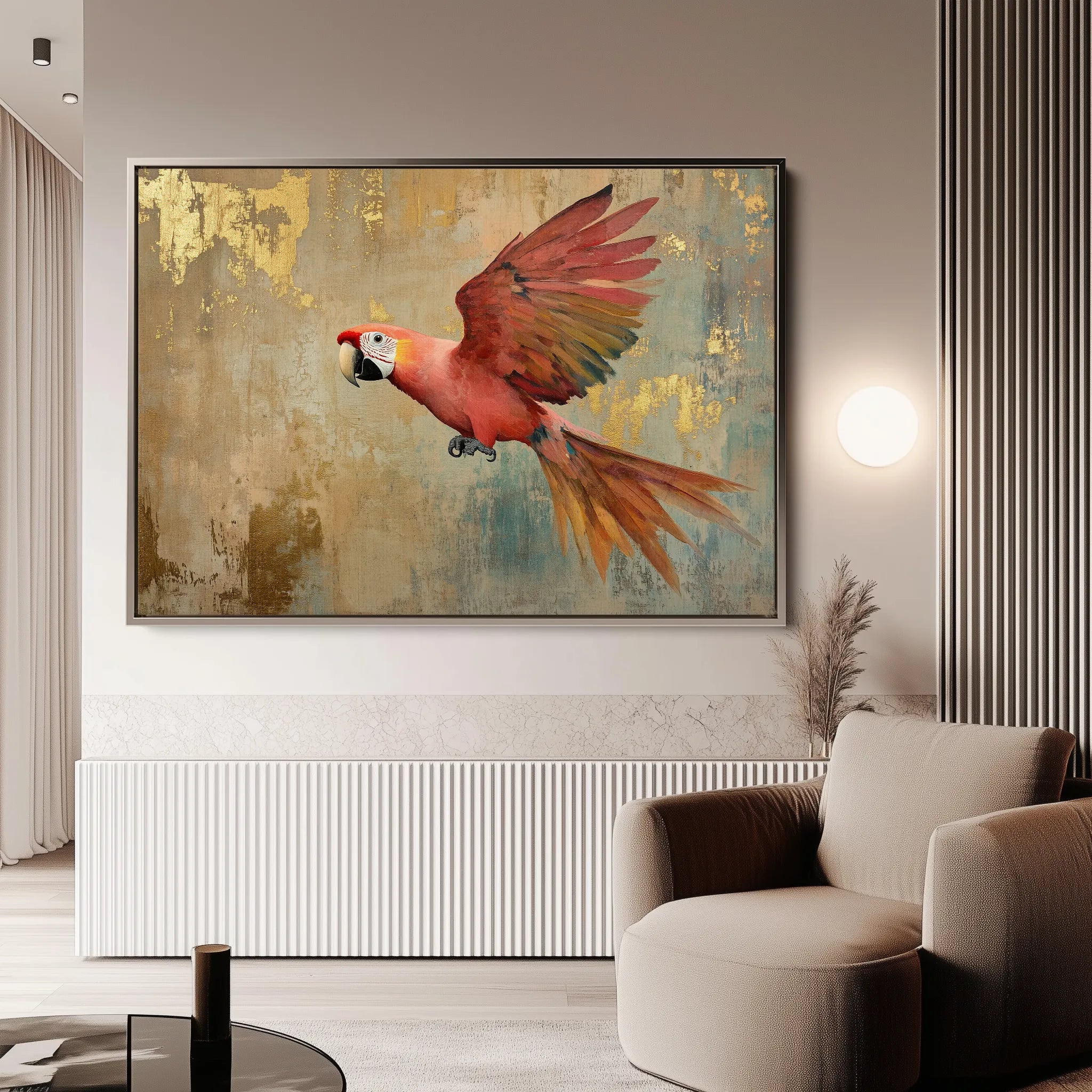 Animals 157 Canvas Art 18" x 24" / 45 x 60 cm / Black