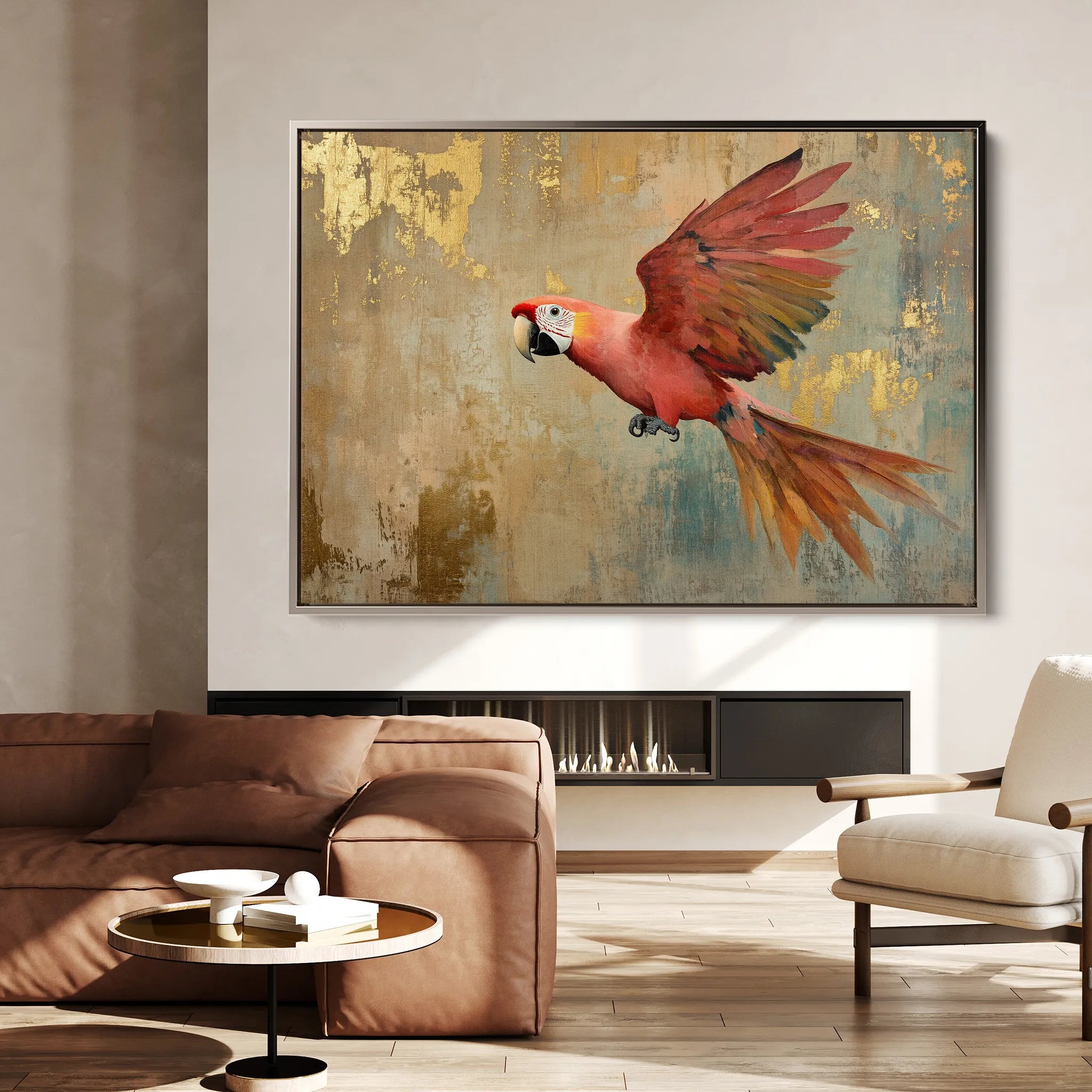 Animals 157 Canvas Art 18" x 24" / 45 x 60 cm / Black