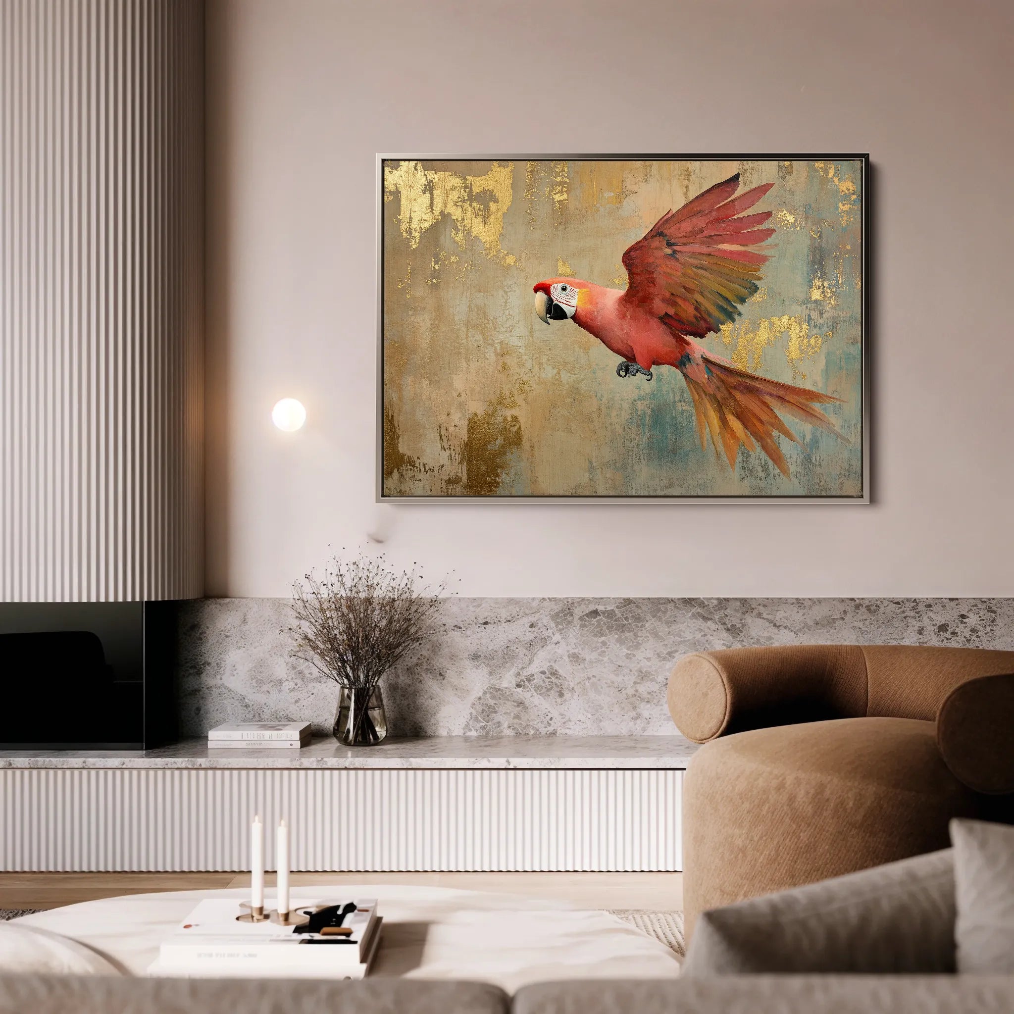 Animals 157 Canvas Art 18" x 24" / 45 x 60 cm / Black