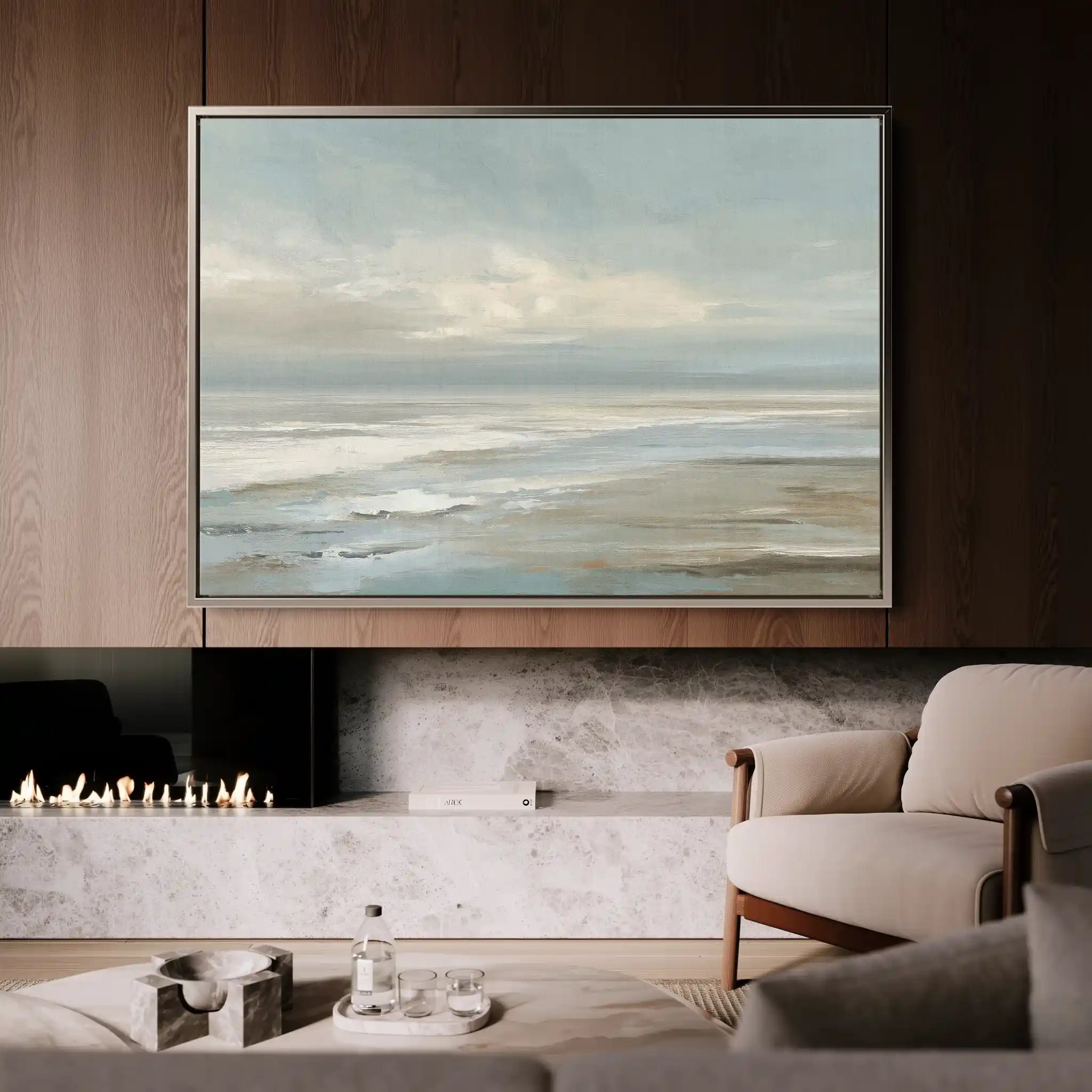 Abstract 1572 Canvas Art 18" x 24" / 45 x 60 cm / Black