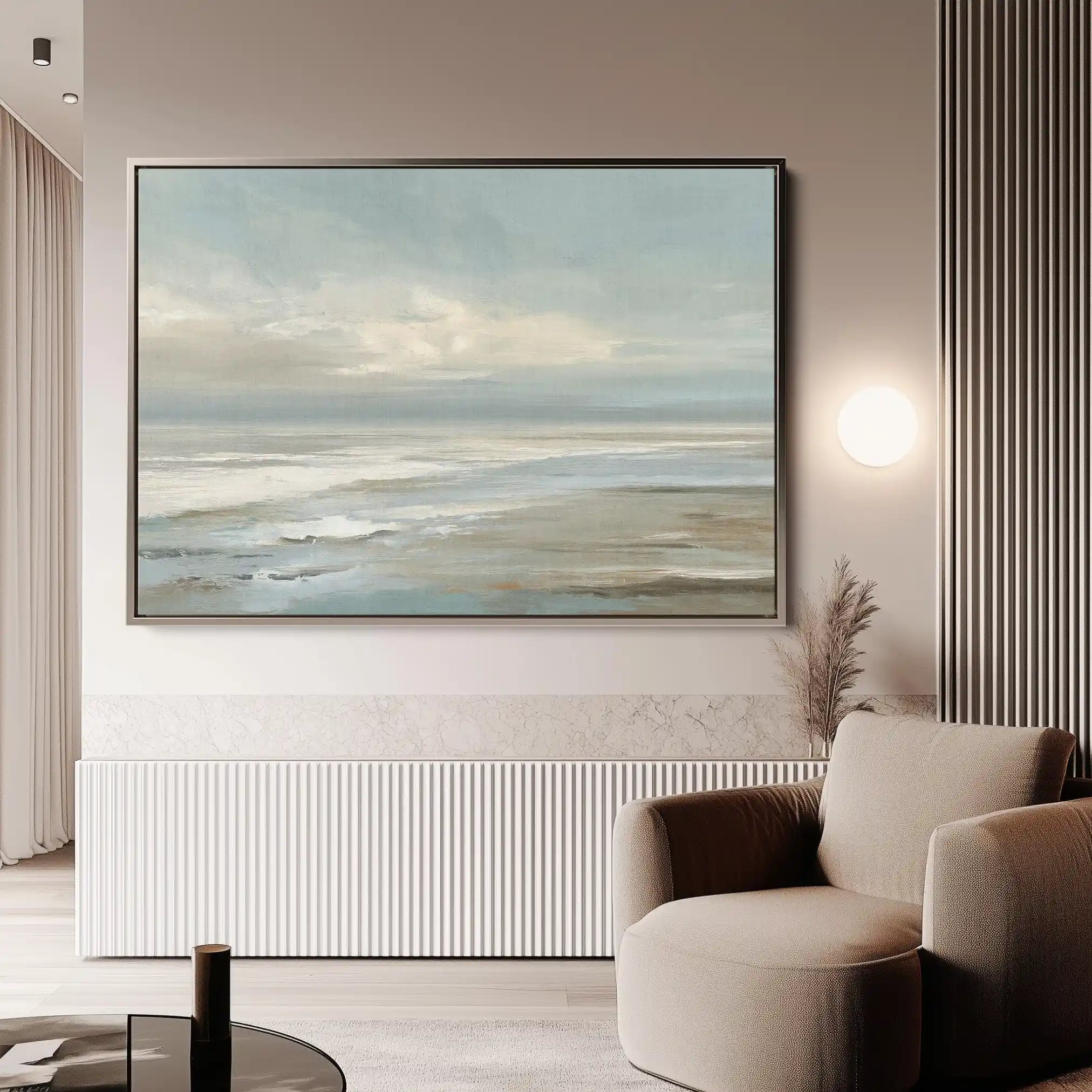 Abstract 1572 Canvas Art 18" x 24" / 45 x 60 cm / Black
