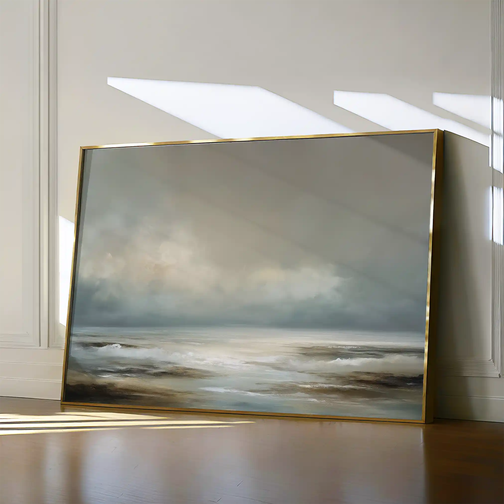 Abstract 1574 Canvas Art 18" x 24" / 45 x 60 cm / Black