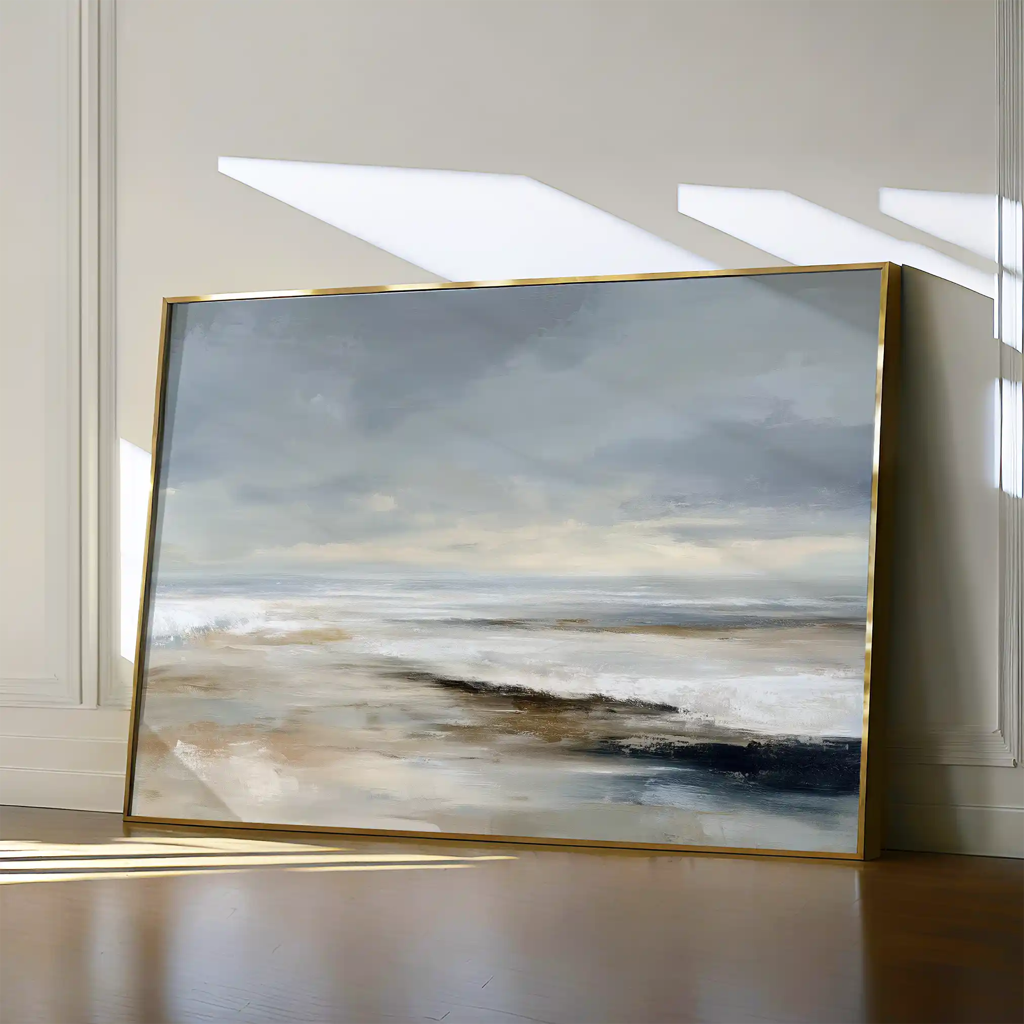 Abstract 1575 Canvas Art 18" x 24" / 45 x 60 cm / Black