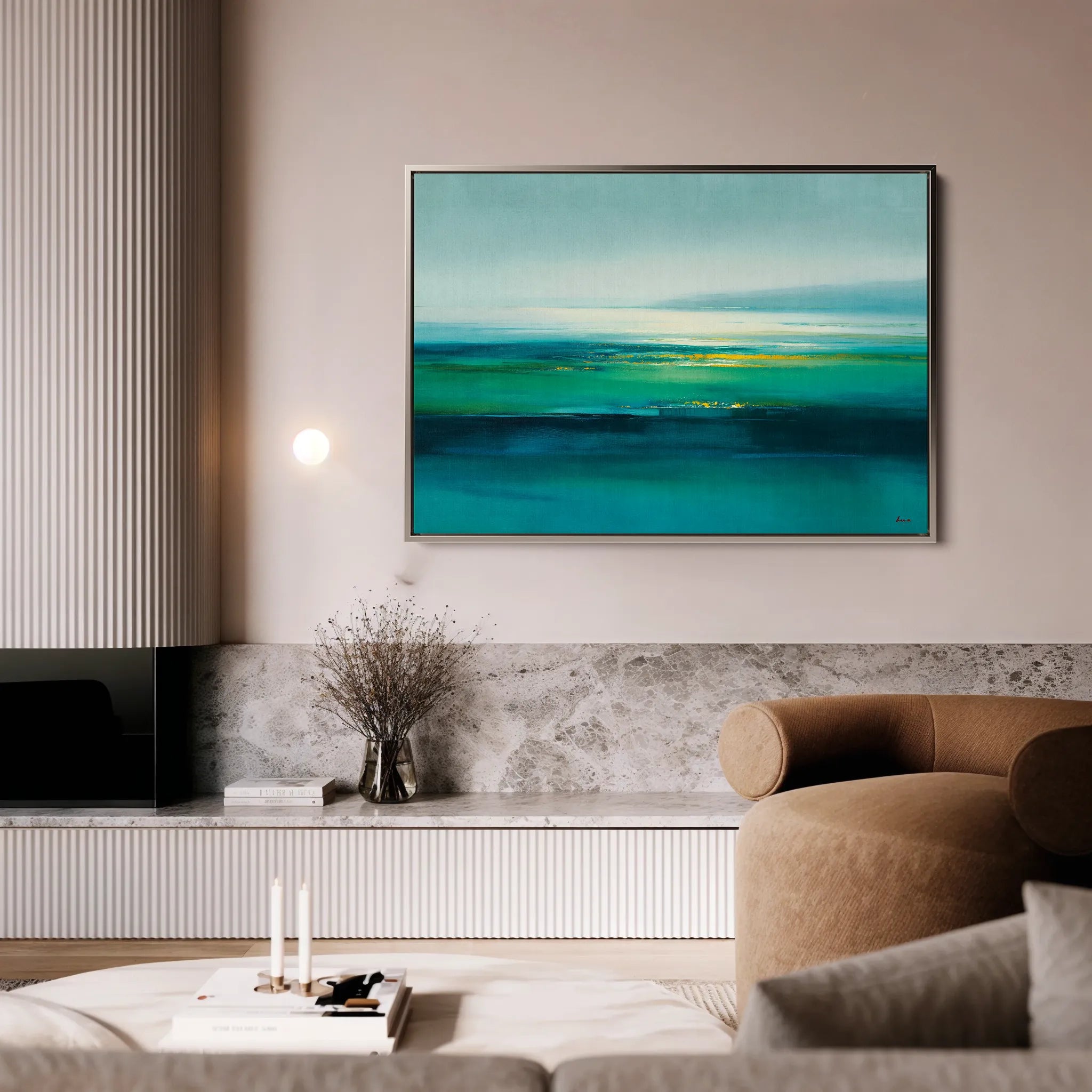 Abstract 1577 Canvas Art 18" x 24" / 45 x 60 cm / Black
