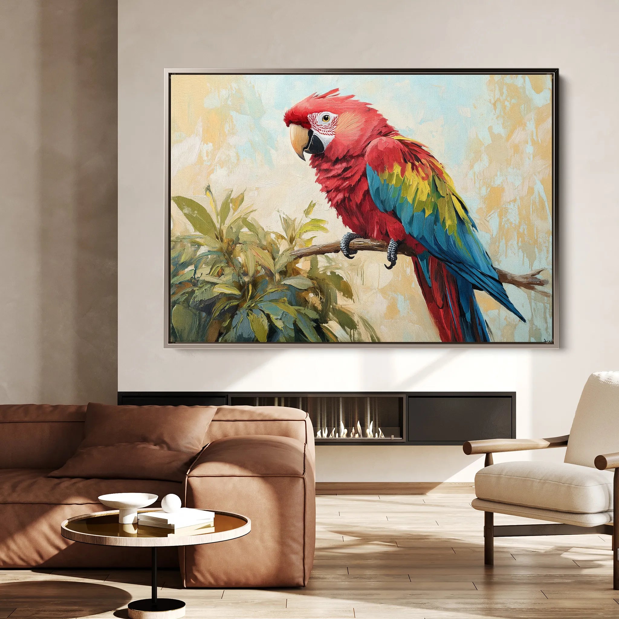 Animals 158 Canvas Art 18" x 24" / 45 x 60 cm / Black