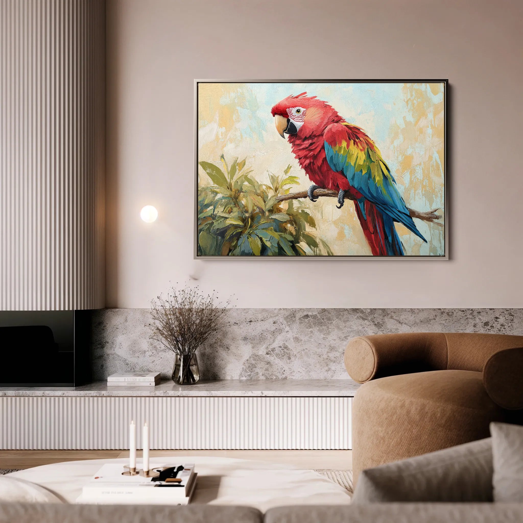 Animals 158 Canvas Art 18" x 24" / 45 x 60 cm / Black