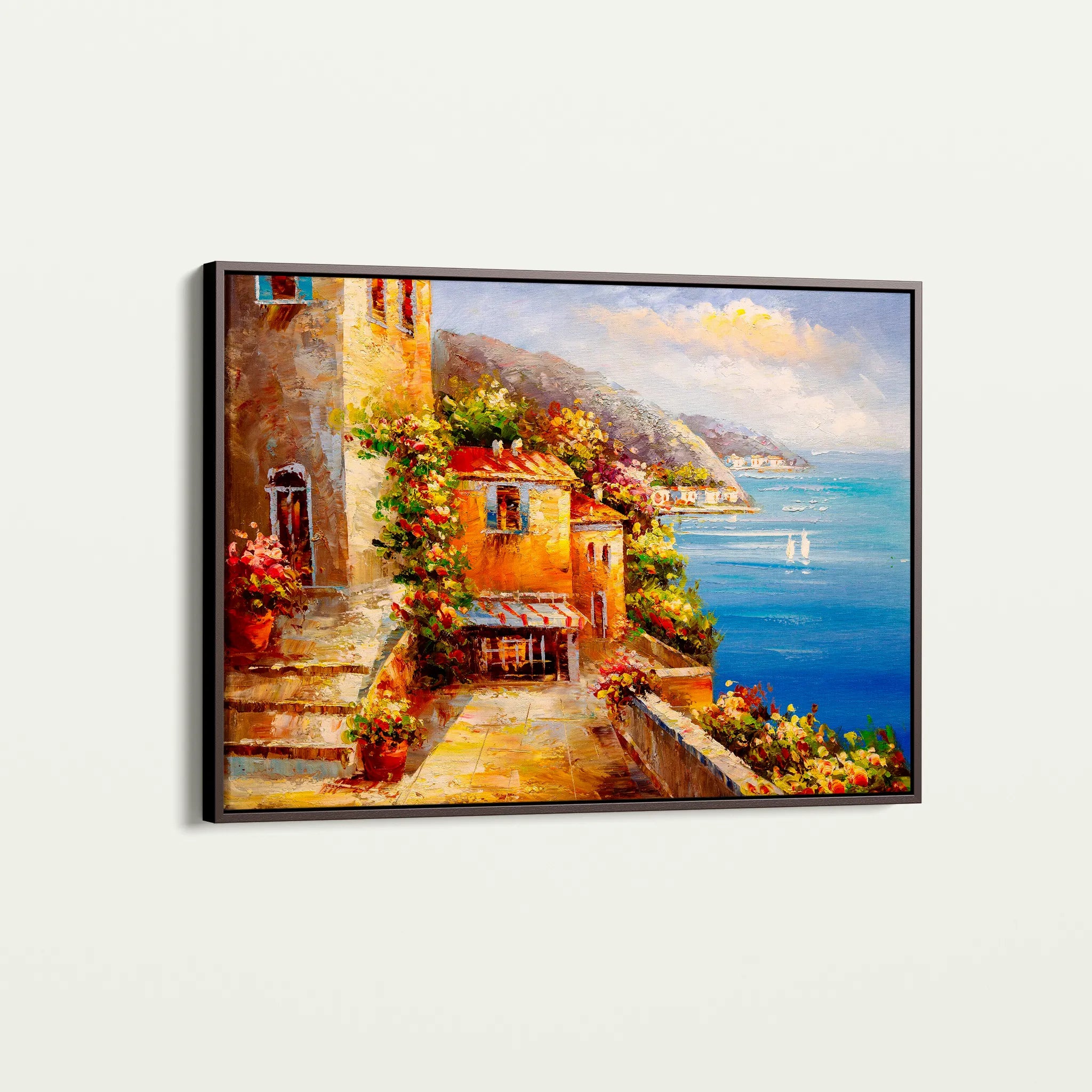 Landscape 158 Canvas Art 18" x 24" / 45 x 60 cm / Black
