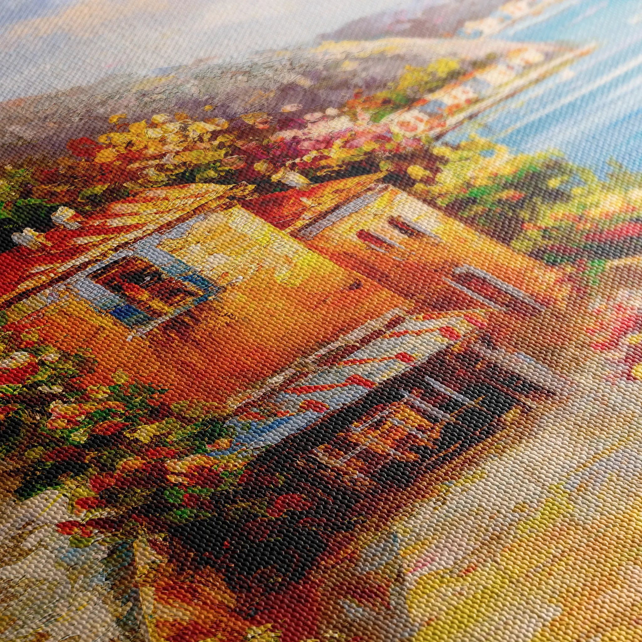 Landscape 158 Canvas Art 18" x 24" / 45 x 60 cm / Black