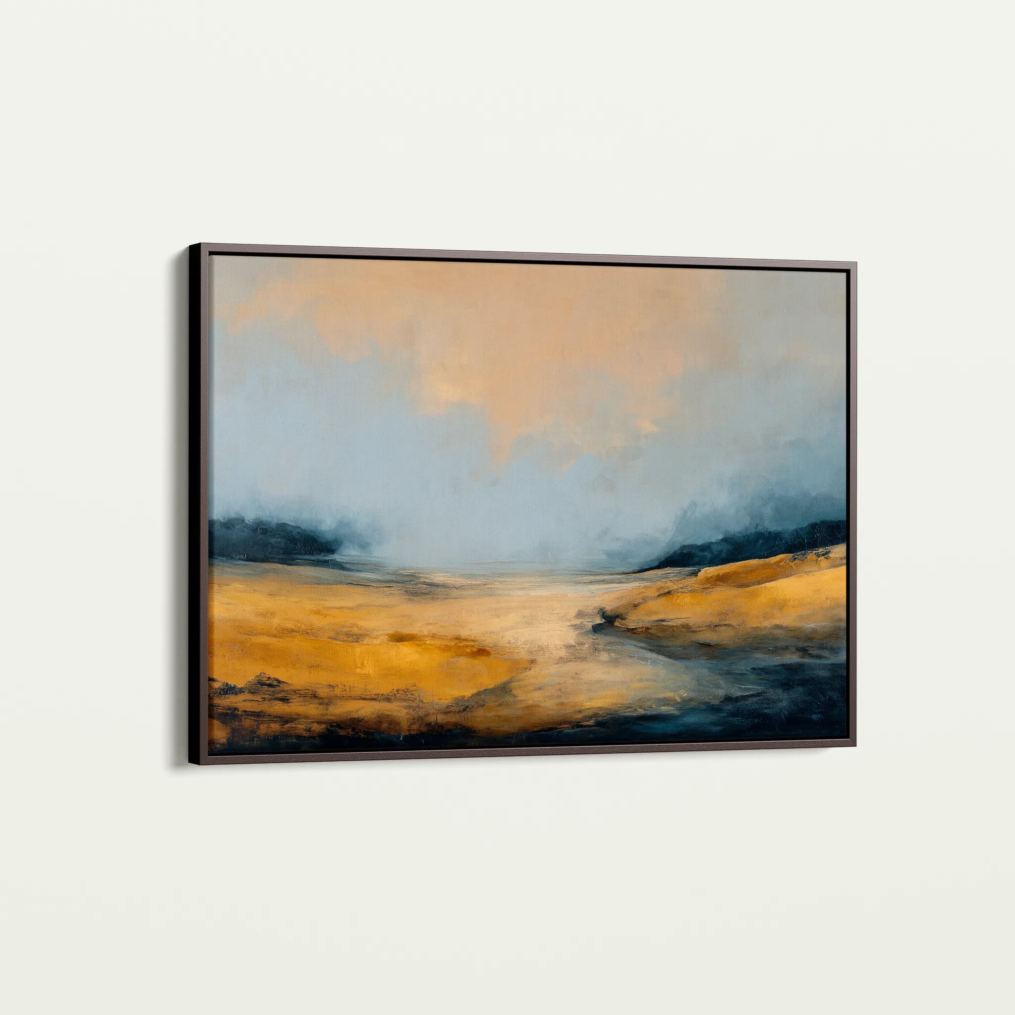 Abstract 1587 Canvas Art 18" x 24" / 45 x 60 cm / Black