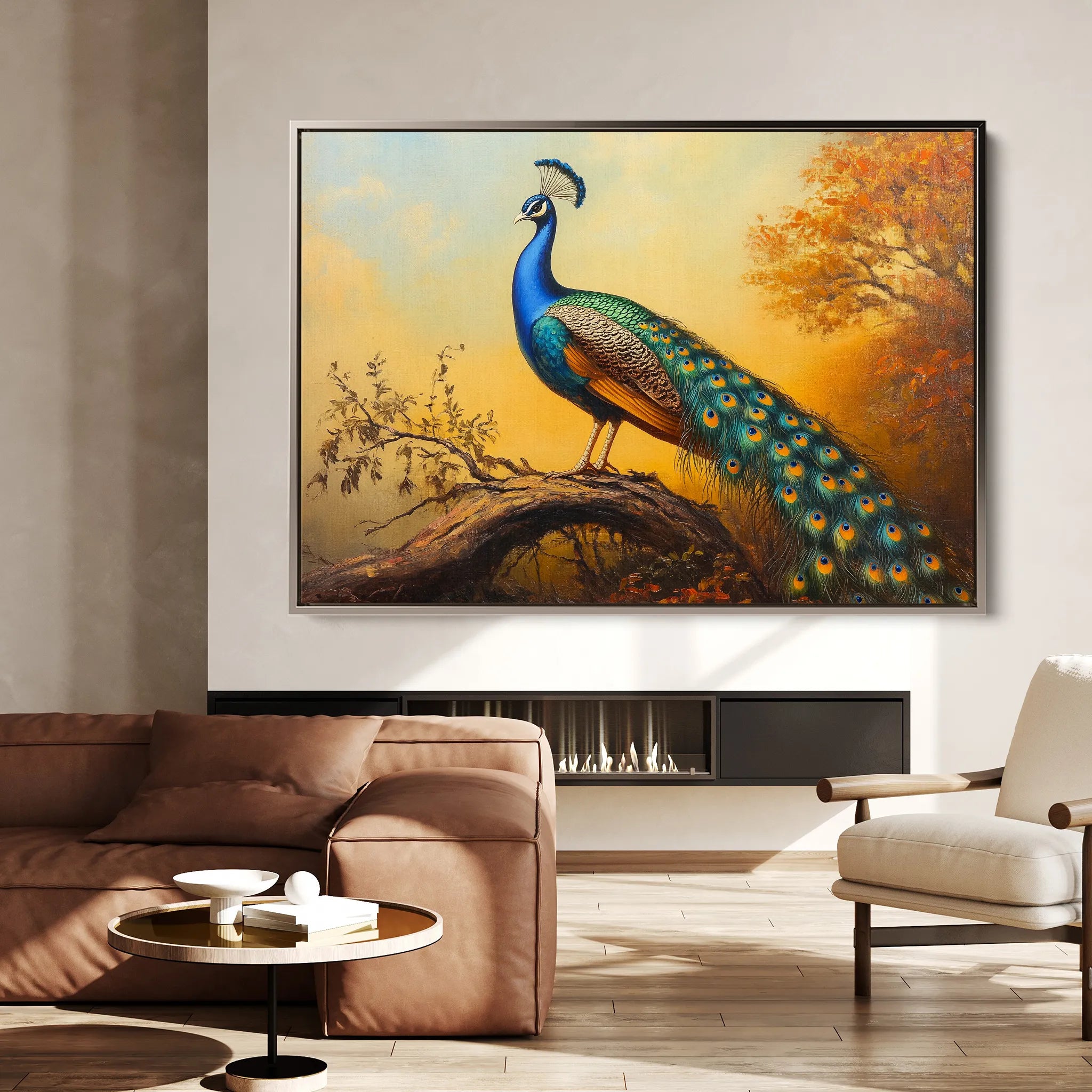Animals 159 Canvas Art 18" x 24" / 45 x 60 cm / Black