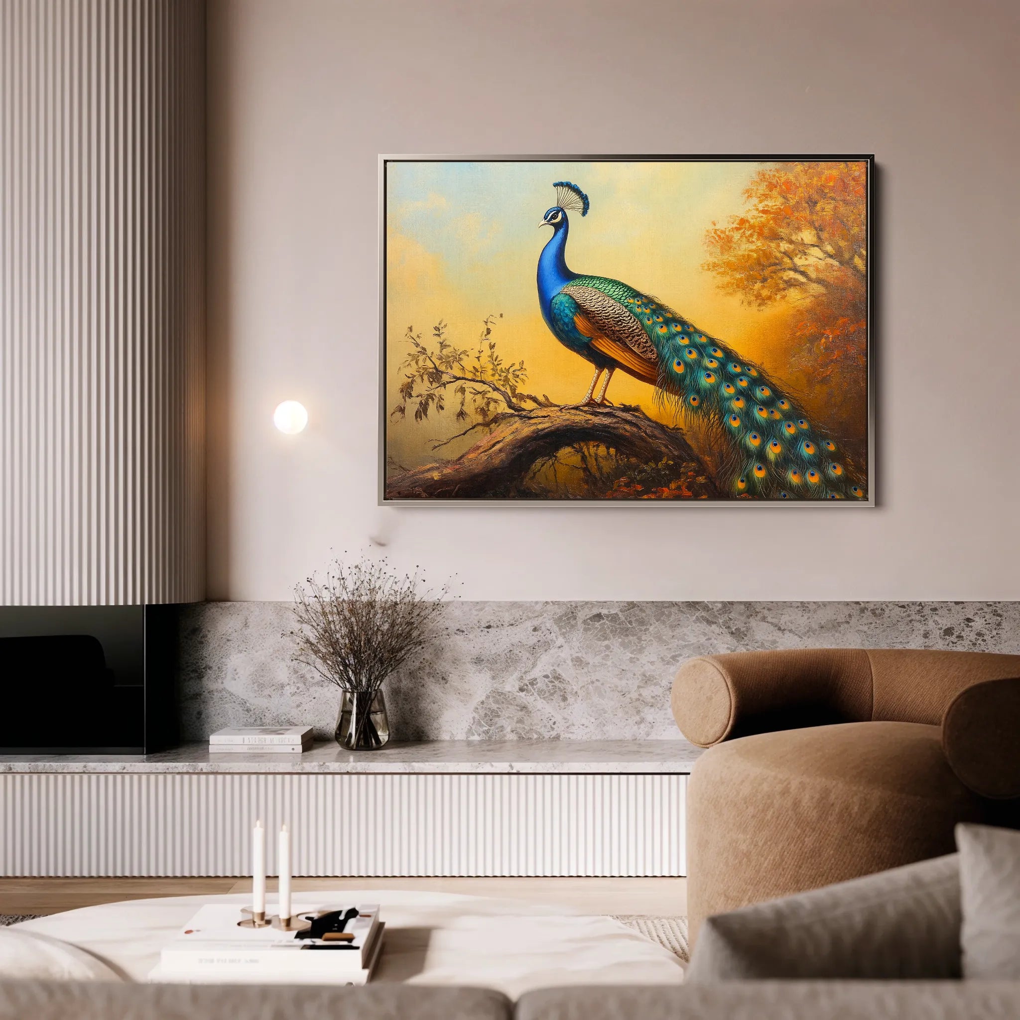 Animals 159 Canvas Art 18" x 24" / 45 x 60 cm / Black