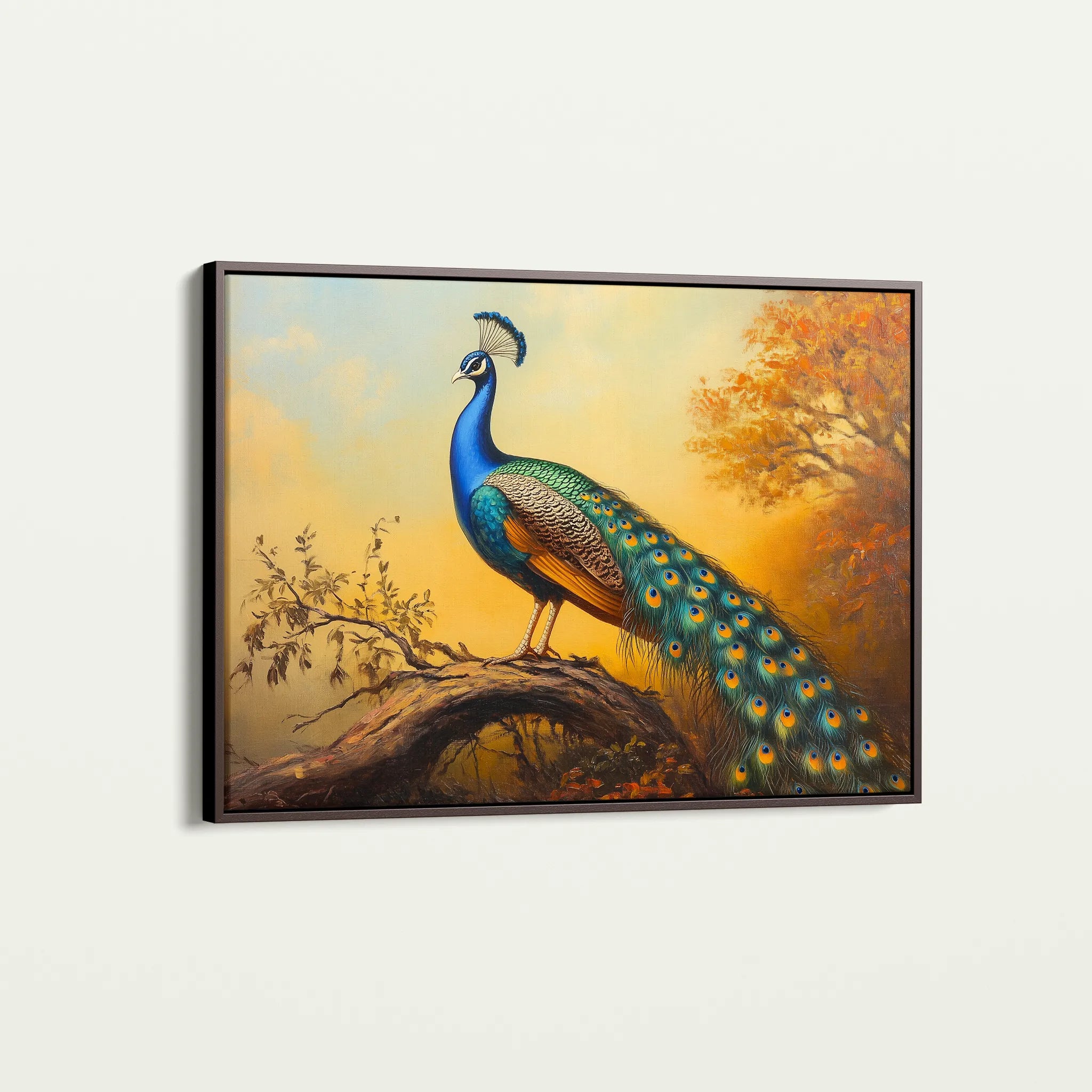 Animals 159 Canvas Art 18" x 24" / 45 x 60 cm / Black