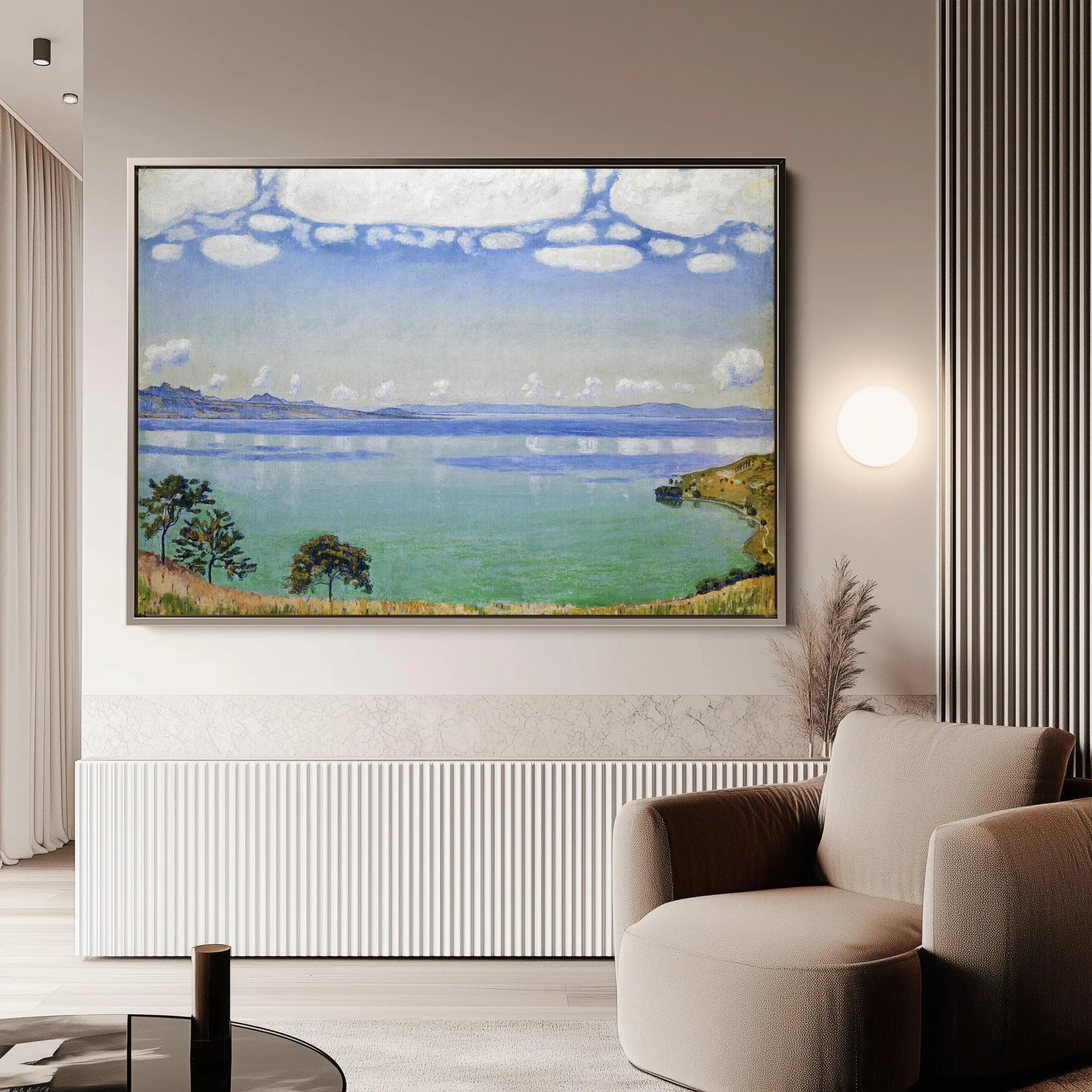 Landscape 159 Canvas Art 18" x 24" / 45 x 60 cm / Black