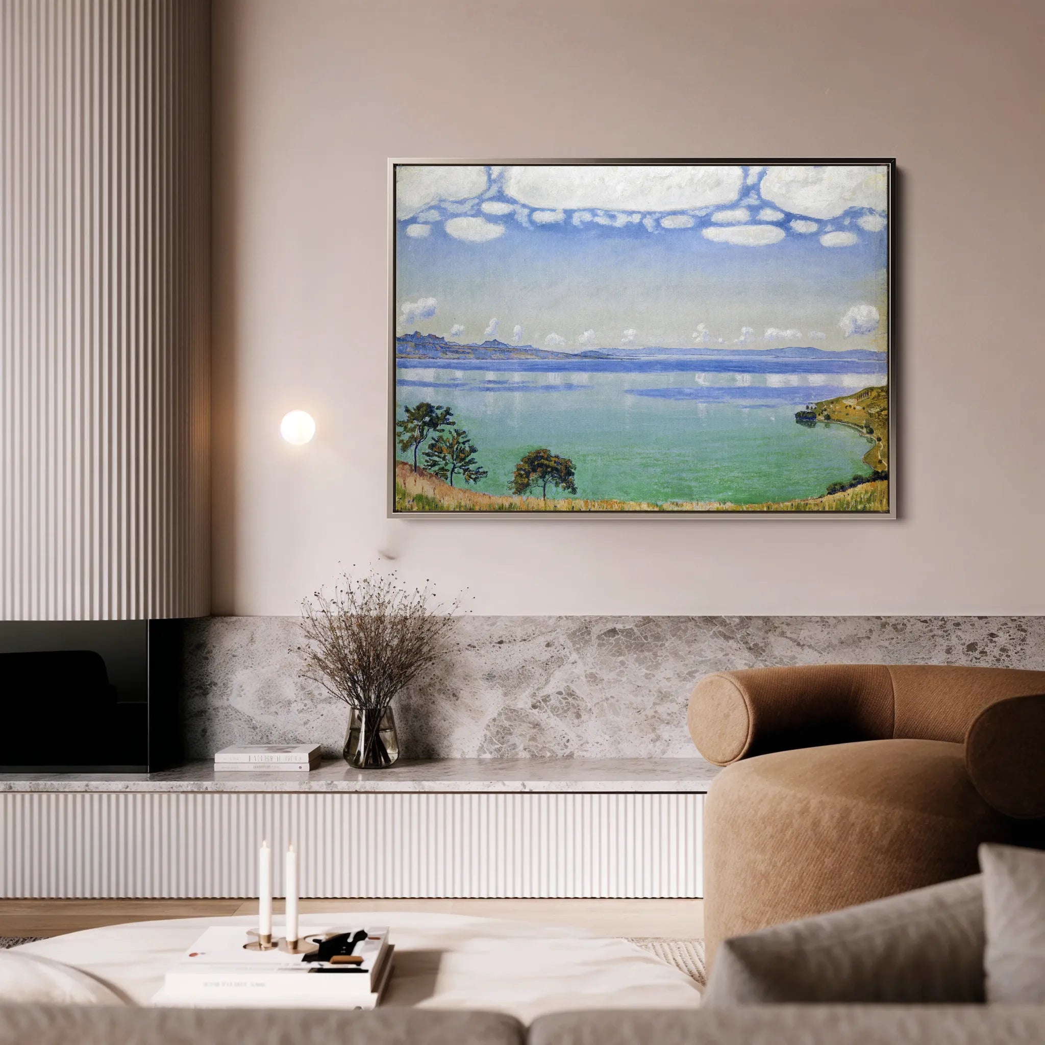 Landscape 159 Canvas Art 18" x 24" / 45 x 60 cm / Black