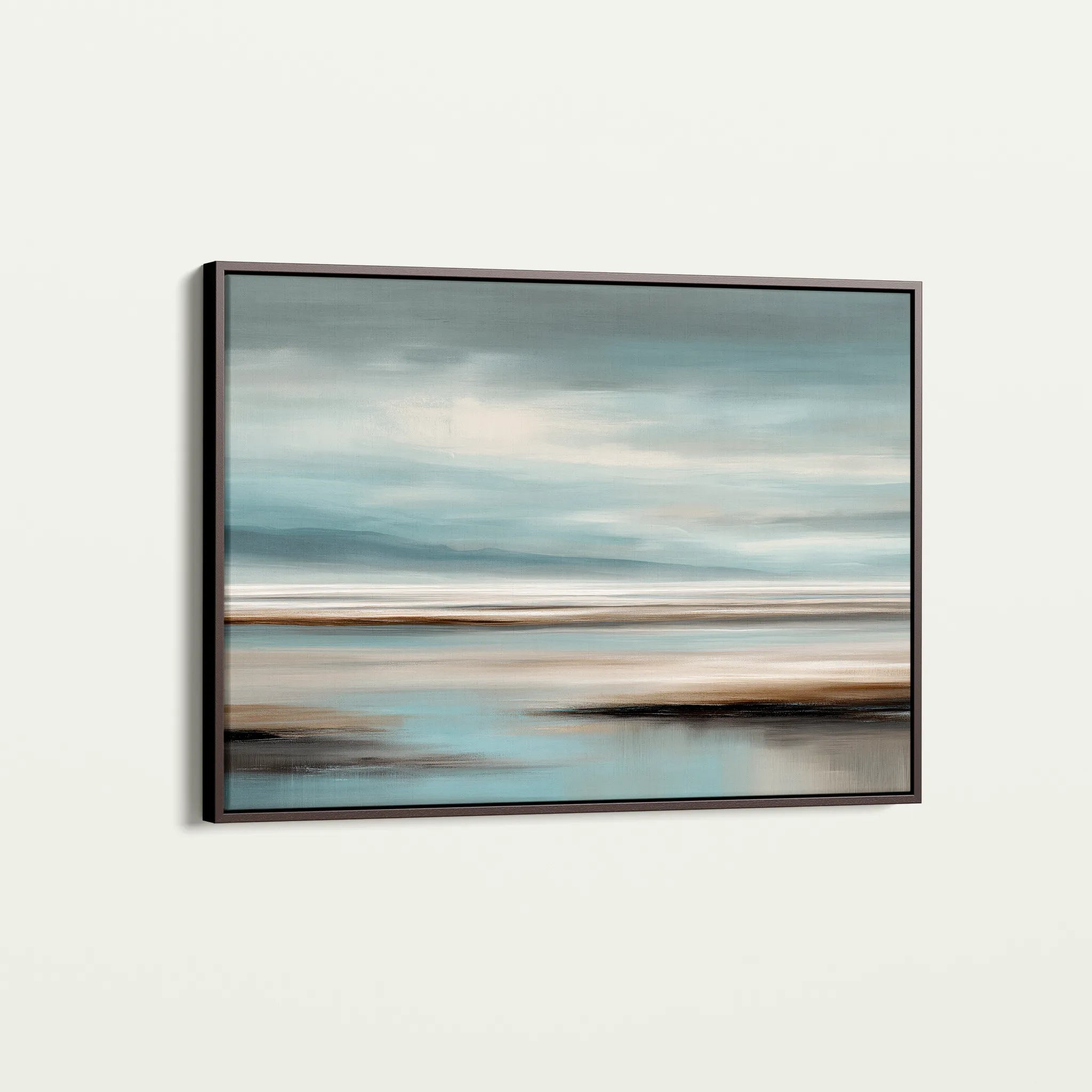 Abstract 1591 Canvas Art 18" x 24" / 45 x 60 cm / Black
