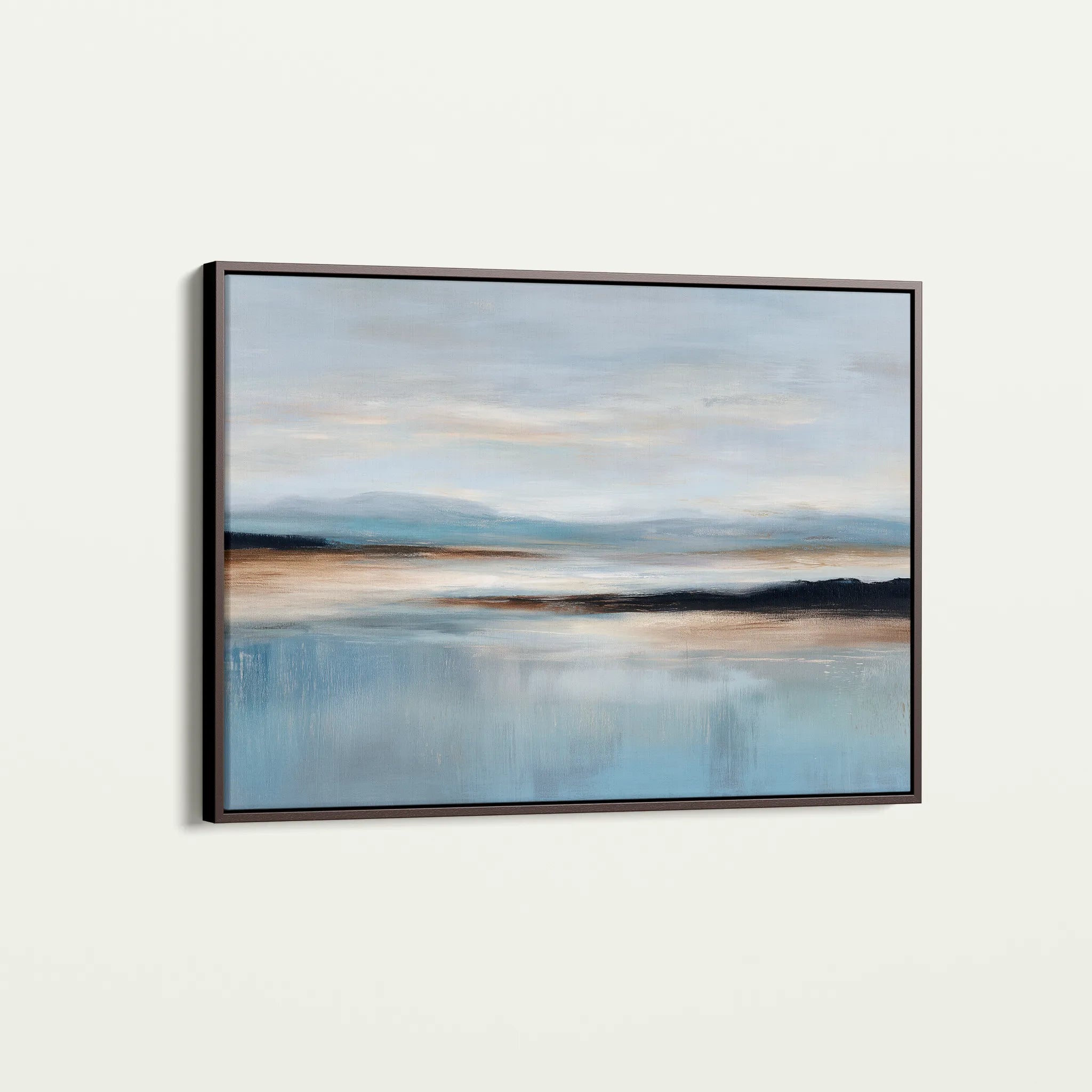 Abstract 1594 Canvas Art 18" x 24" / 45 x 60 cm / Black
