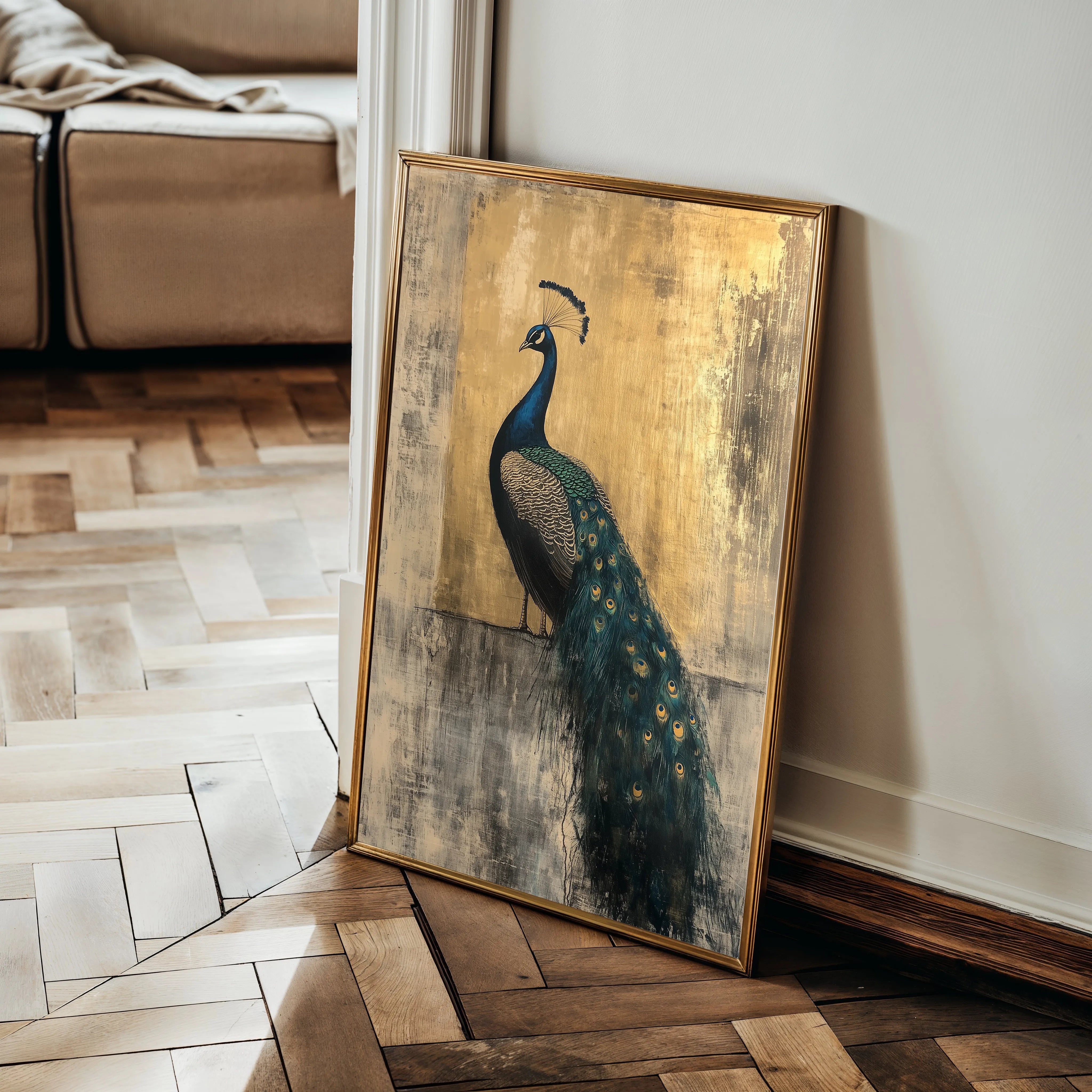 Animals 160 Canvas Art 18" x 24" / 45 x 60 cm / Black
