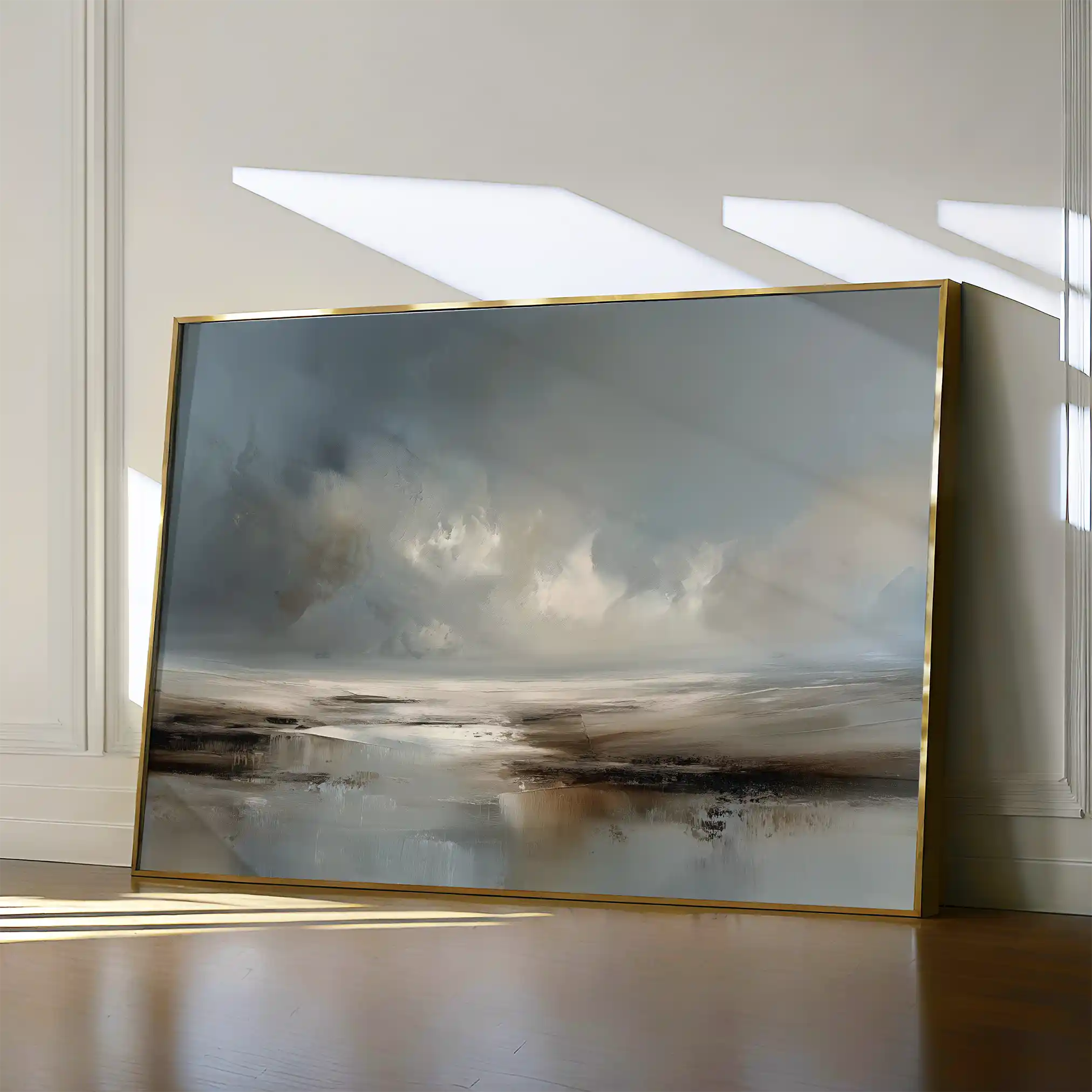 Abstract 1609 Canvas Art 18" x 24" / 45 x 60 cm / Black