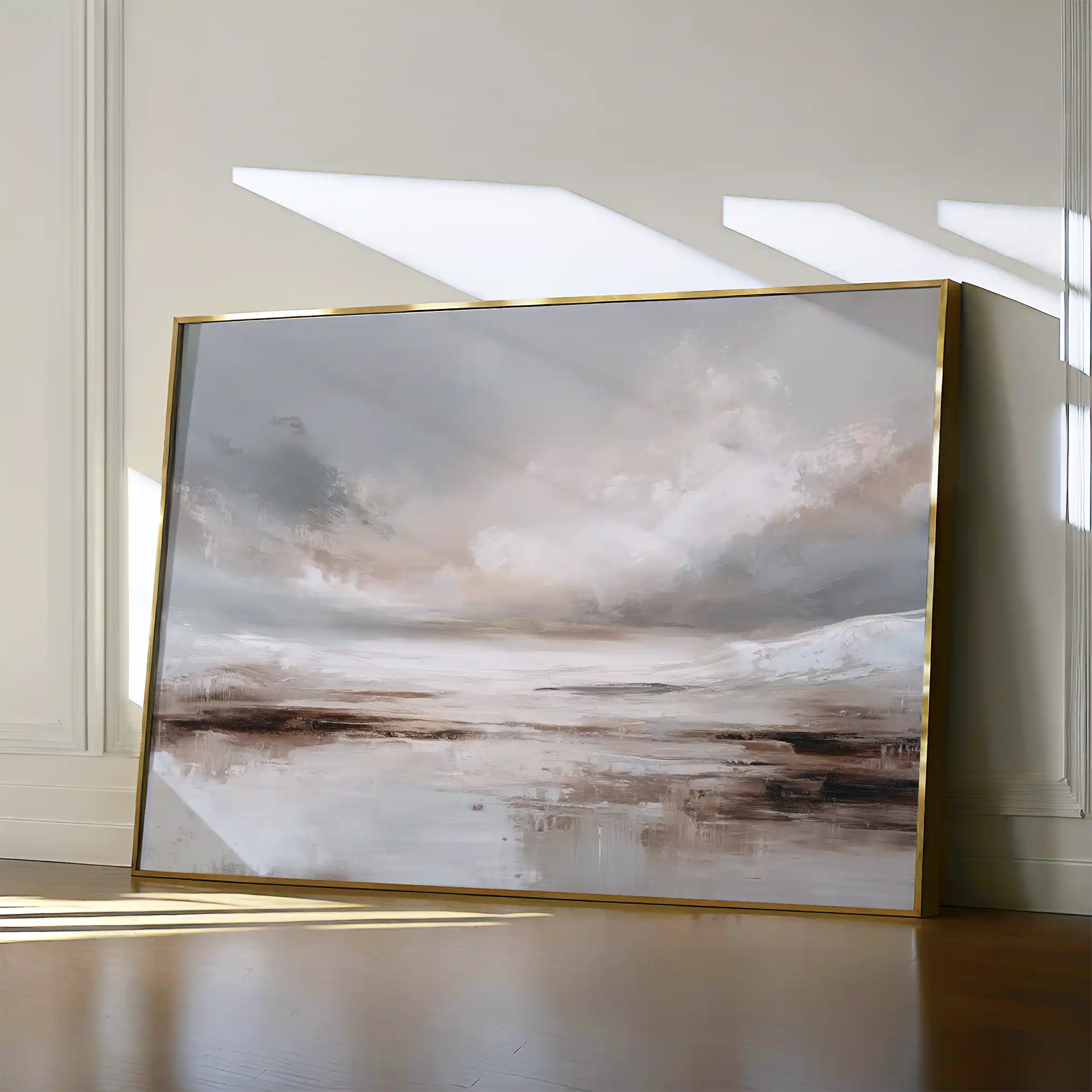 Abstract 1610 Canvas Art 18" x 24" / 45 x 60 cm / Black