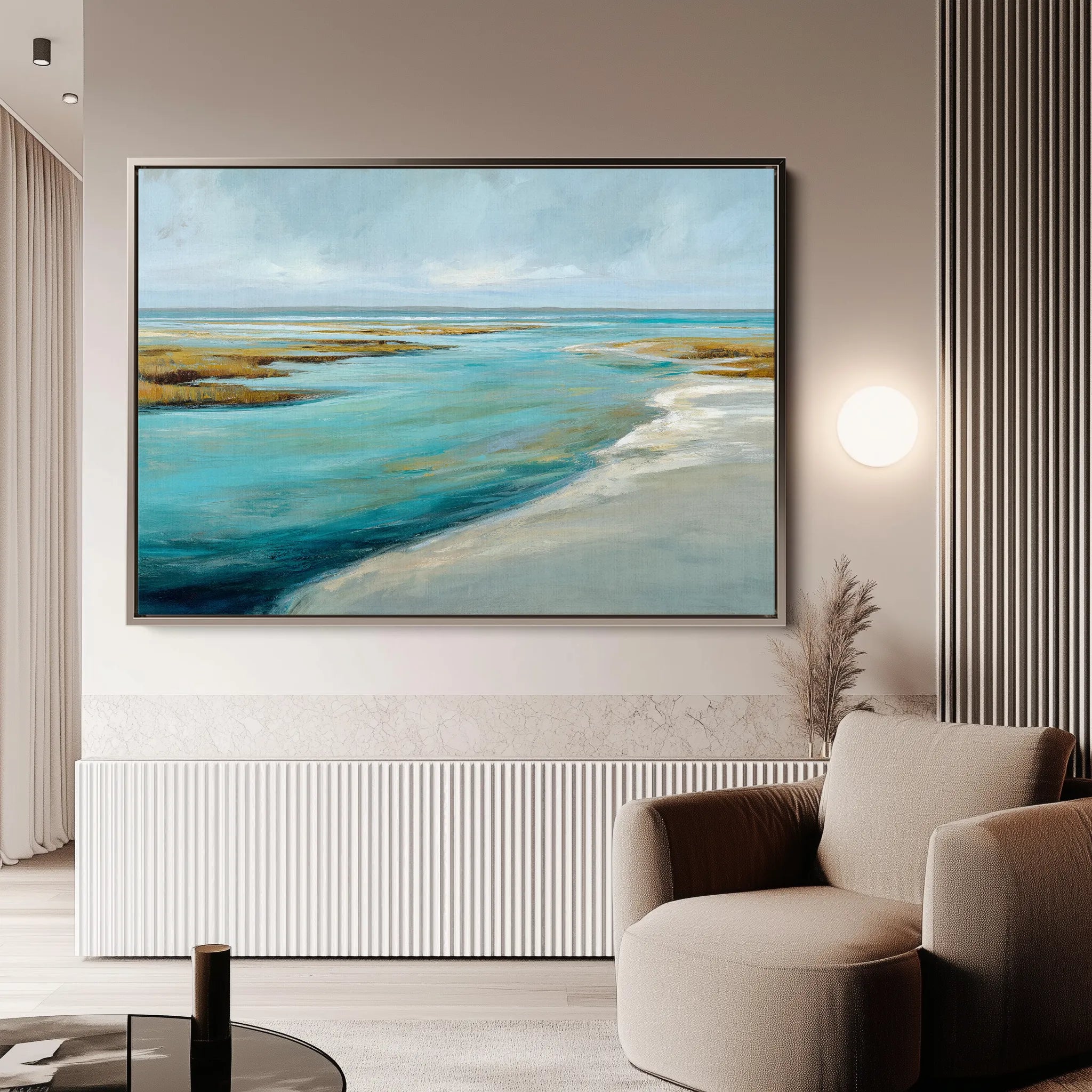 Abstract 1616 Canvas Art 18" x 24" / 45 x 60 cm / Black