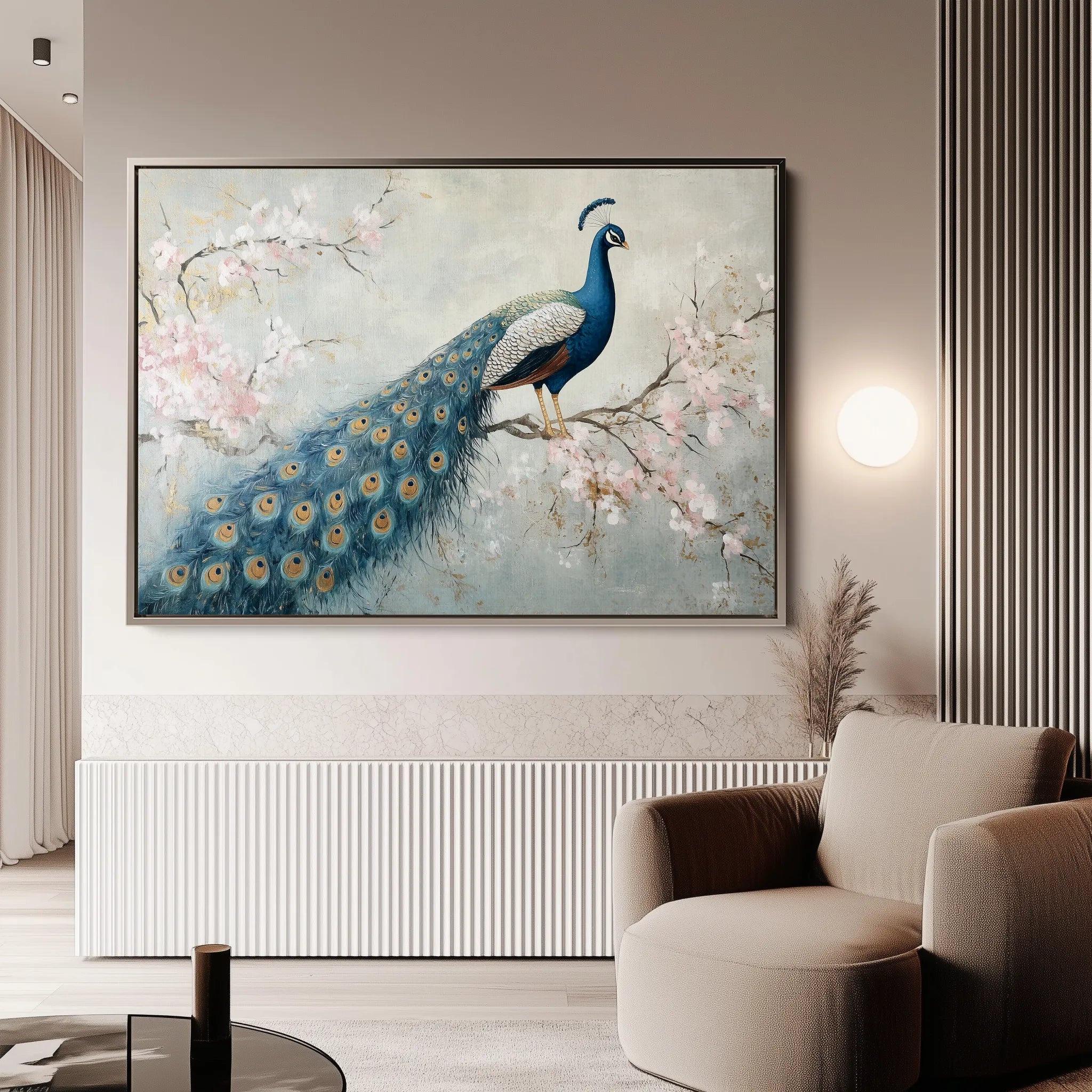 Animals 162 Canvas Art 18" x 24" / 45 x 60 cm / Black