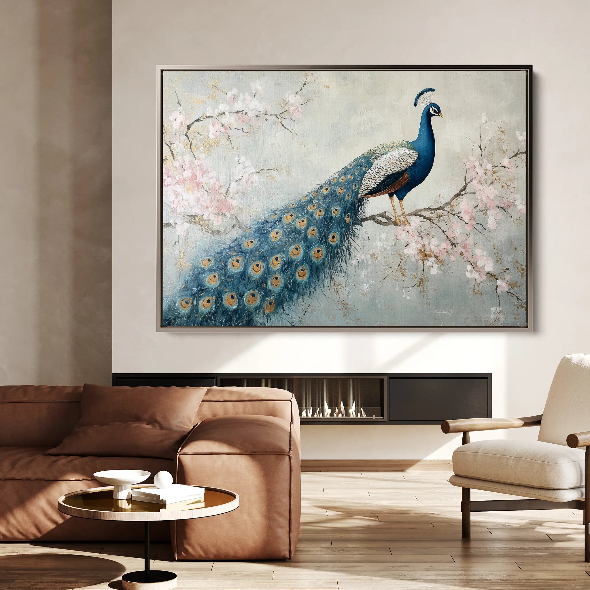 Animals 162 Canvas Art 18" x 24" / 45 x 60 cm / Black