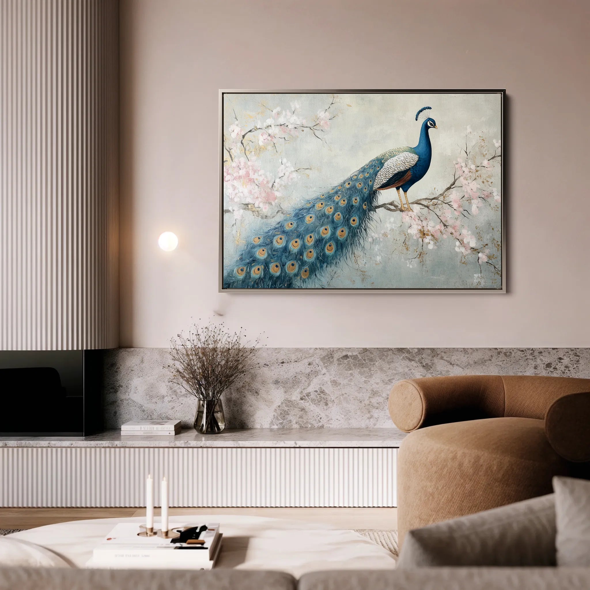 Animals 162 Canvas Art 18" x 24" / 45 x 60 cm / Black