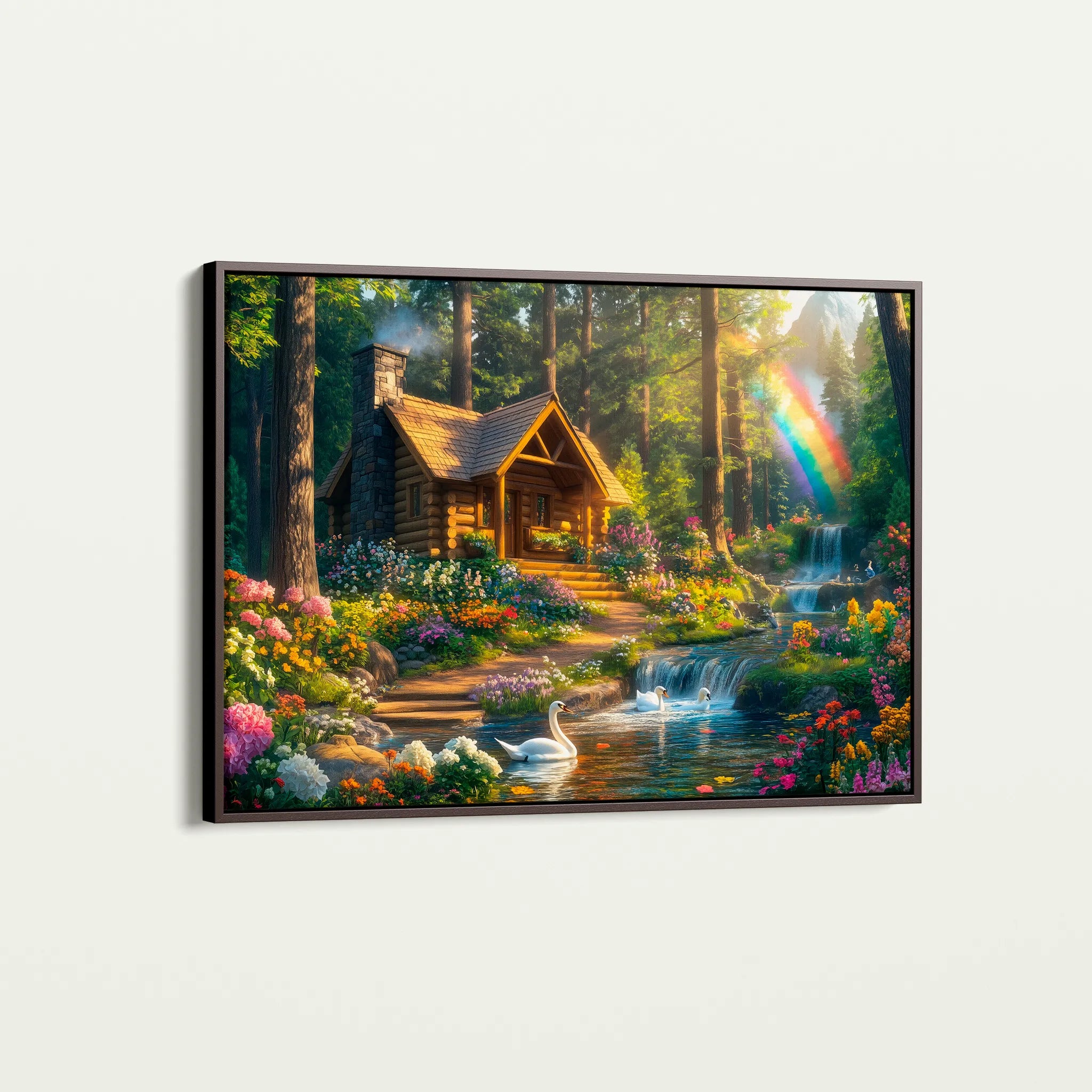 Landscape 162 Canvas Art 18" x 24" / 45 x 60 cm / Black