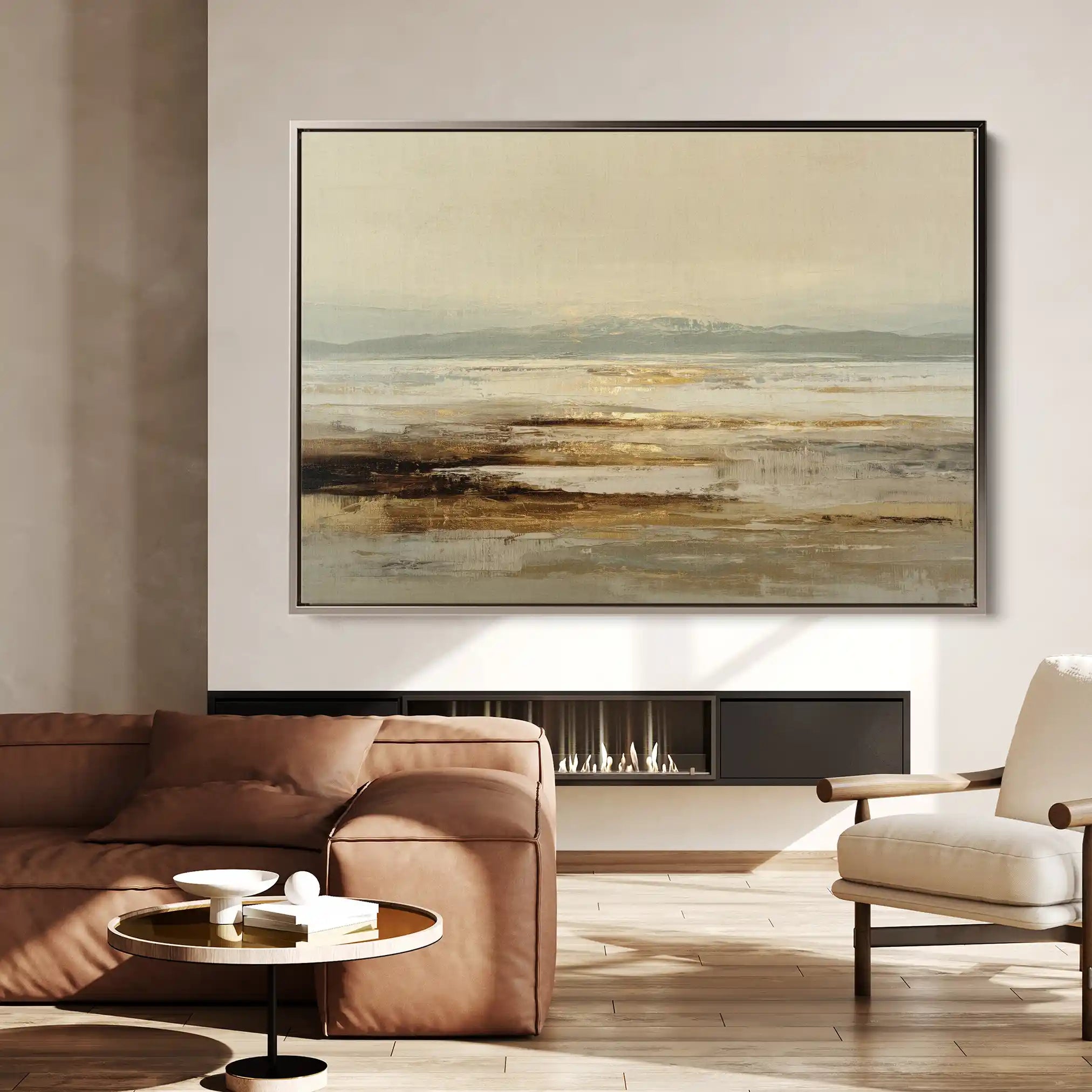 Abstract 1622 Canvas Art 18" x 24" / 45 x 60 cm / Black