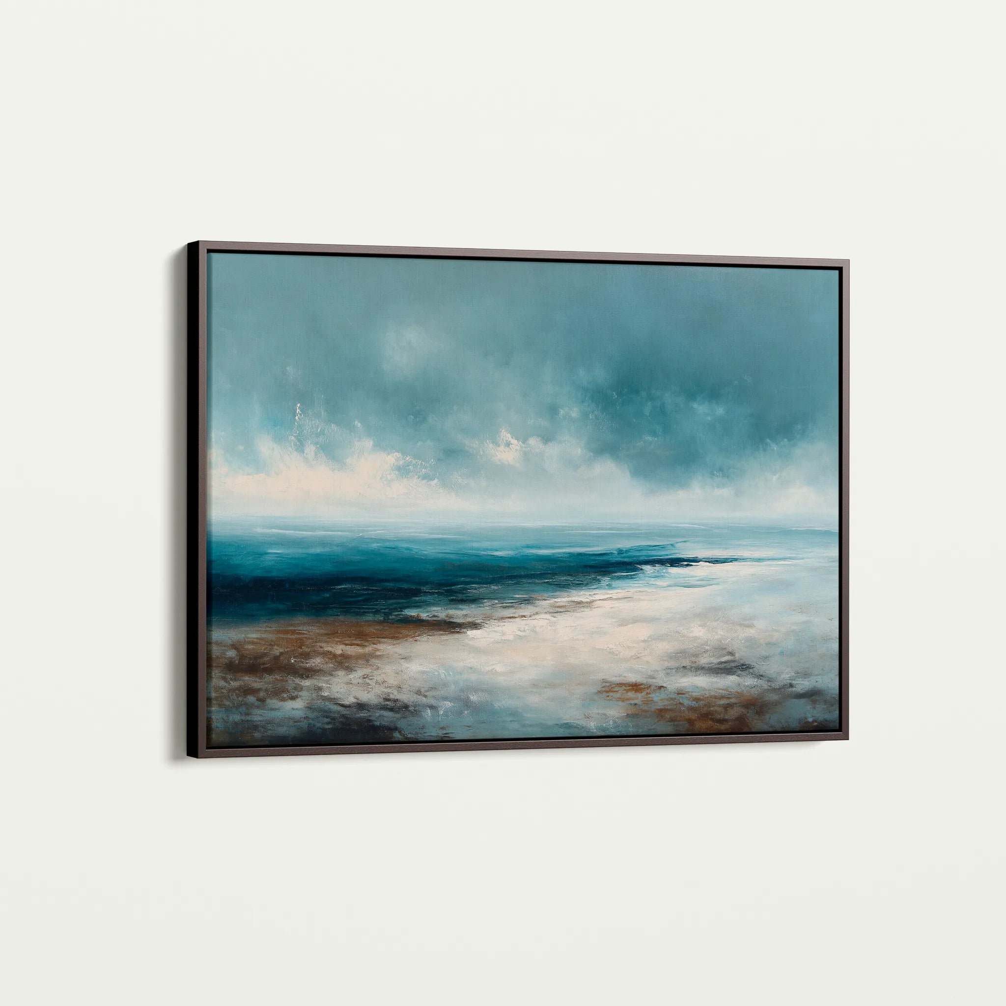 Abstract 1625 Canvas Art 18" x 24" / 45 x 60 cm / Black
