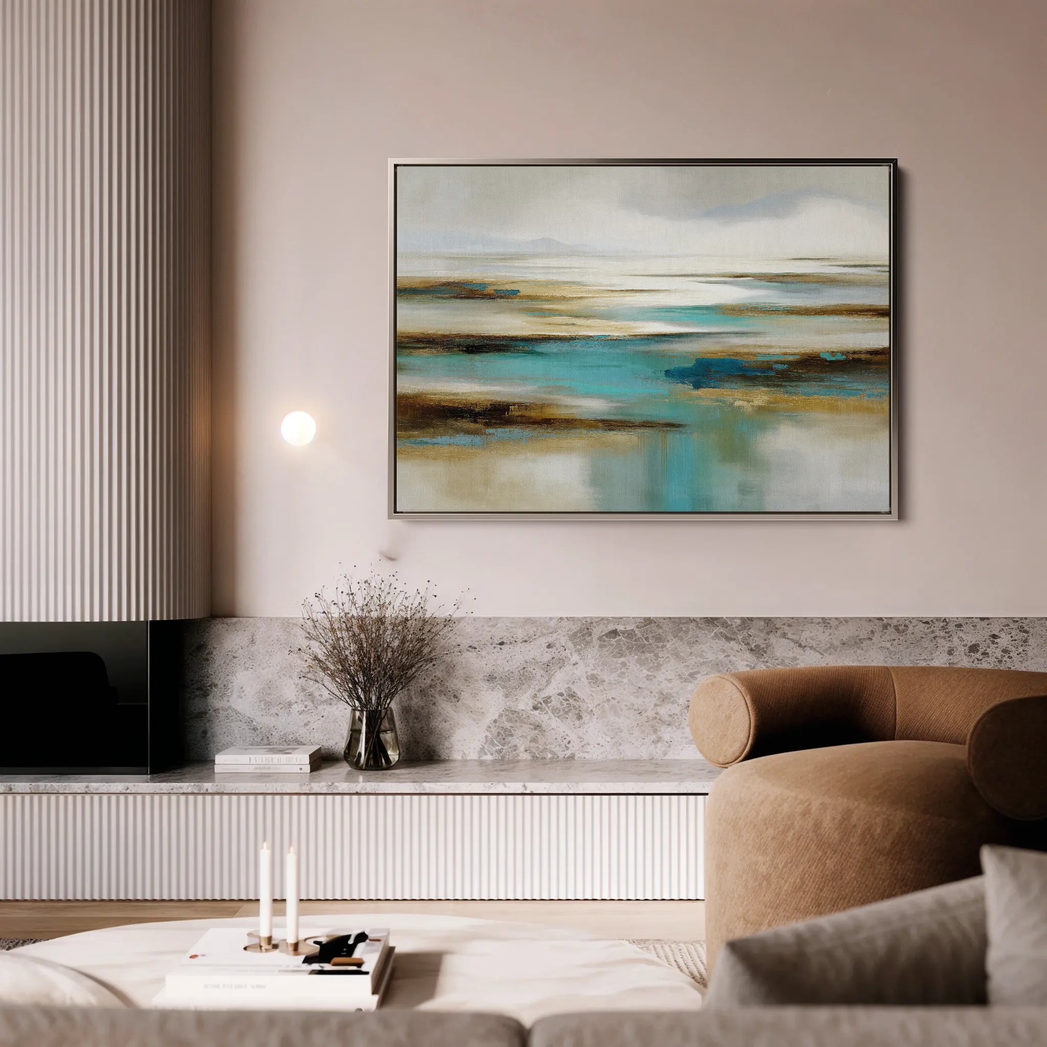 Abstract 1629 Canvas Art 18" x 24" / 45 x 60 cm / Black