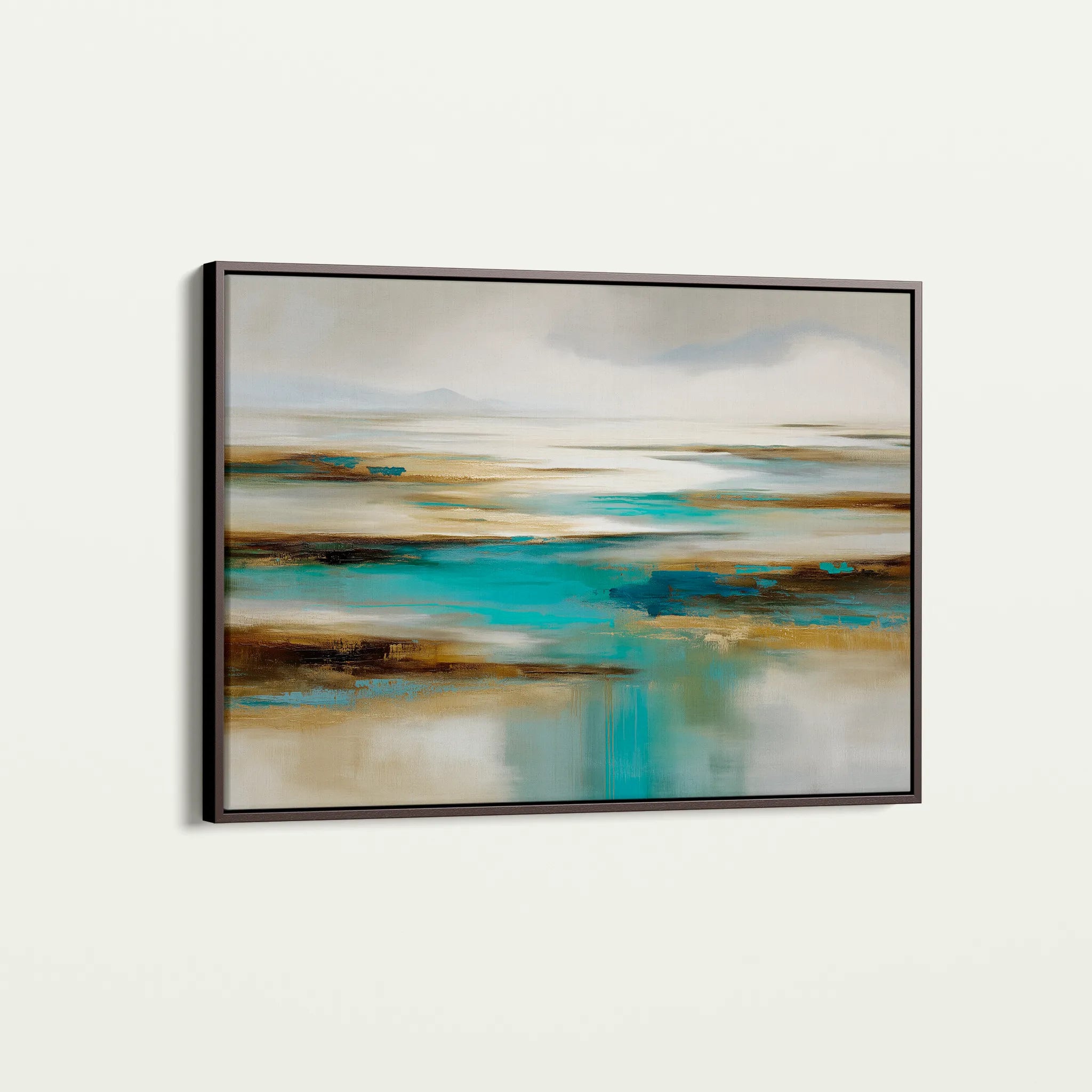 Abstract 1629 Canvas Art 18" x 24" / 45 x 60 cm / Black