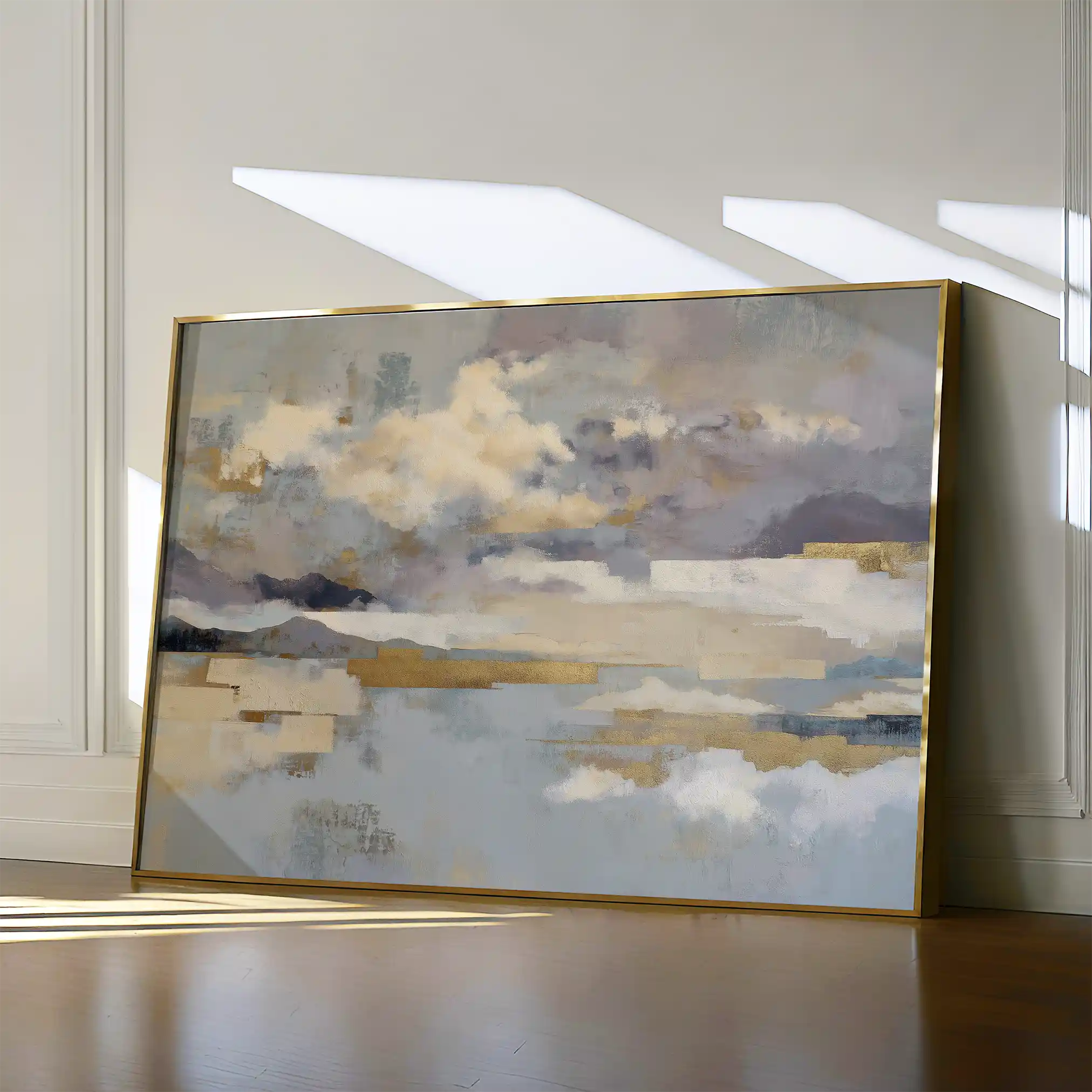 Abstract 1630 Canvas Art 18" x 24" / 45 x 60 cm / Black
