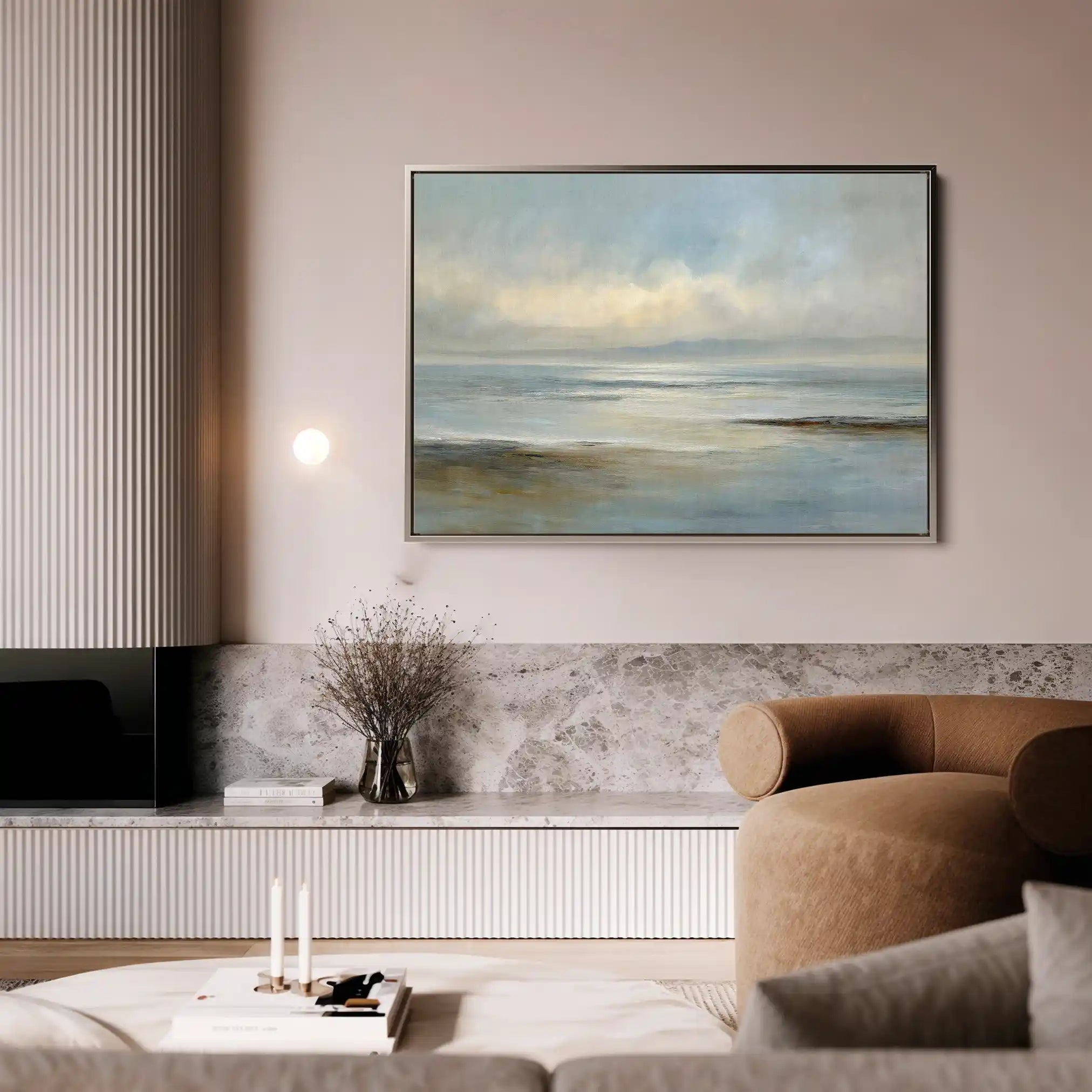 Abstract 1638 Canvas Art 18" x 24" / 45 x 60 cm / Black